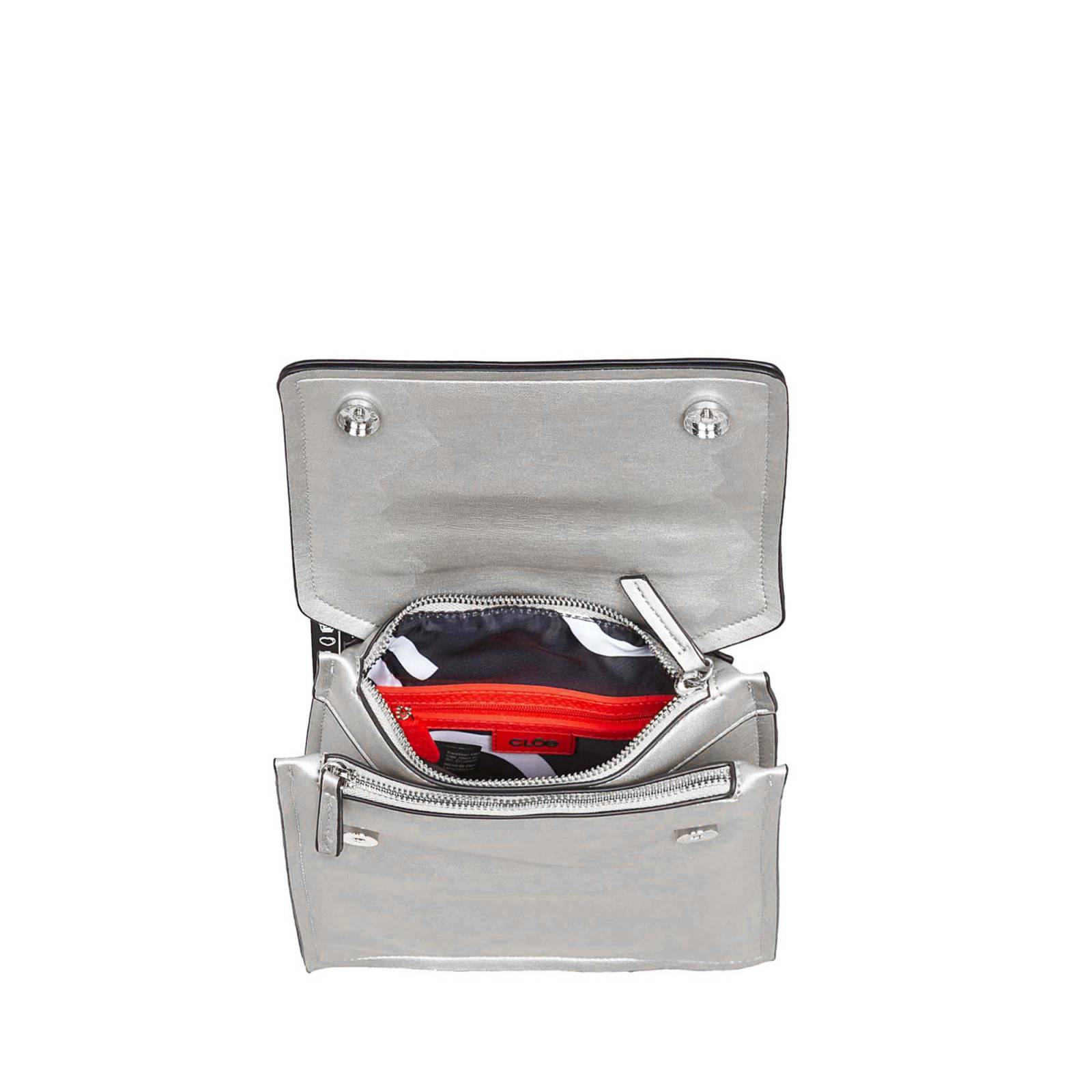 Mochila para Mujer Cloe Look Metálico
