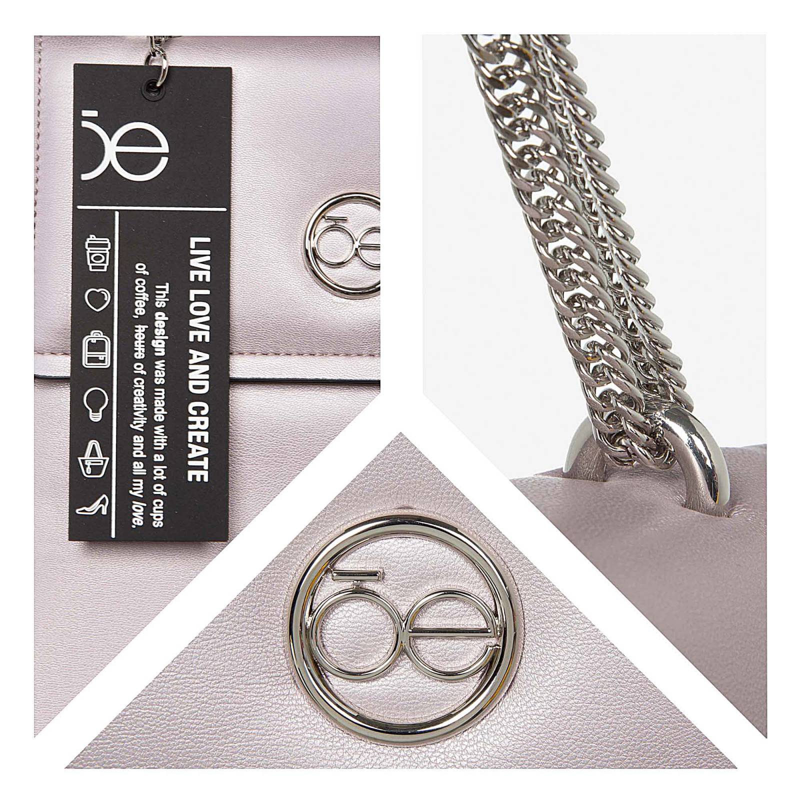 Mochila para Mujer Cloe Look Metálico