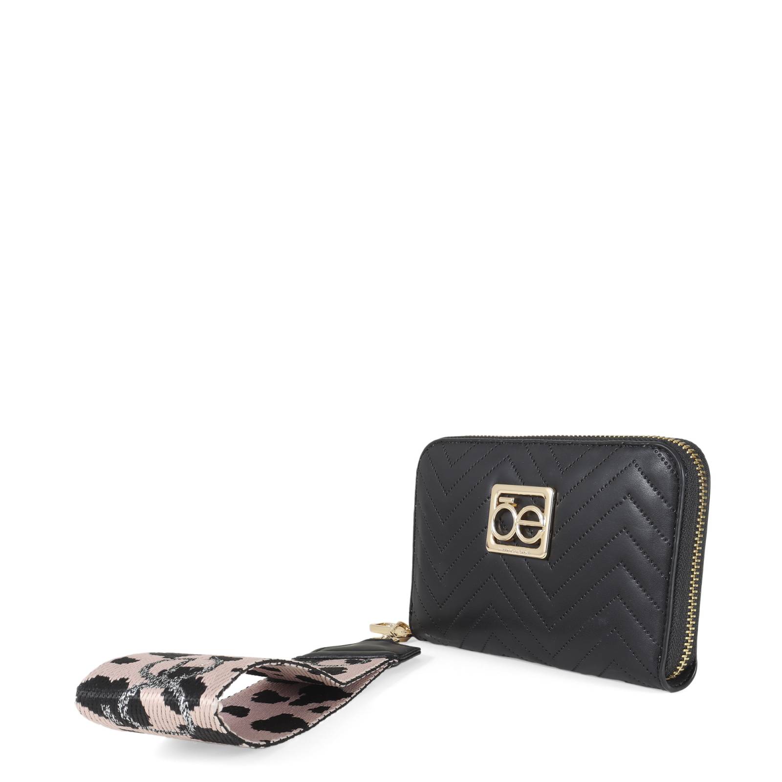 Cartera Cloe Mediana Cierre Sencillo con Maneral color Negro