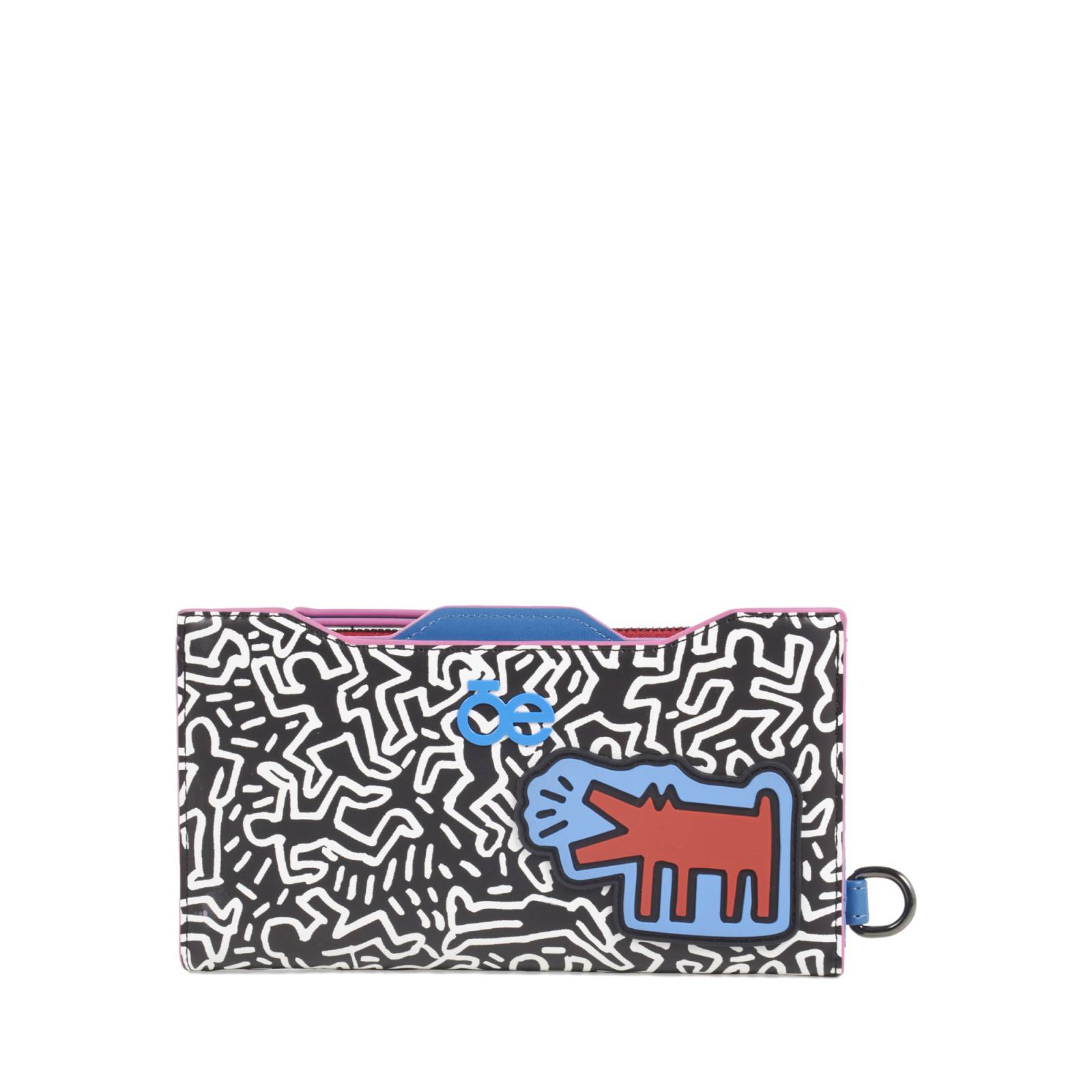 Cartera Cloe Para Mujer Flap Keith Haring x Oe con Maneral