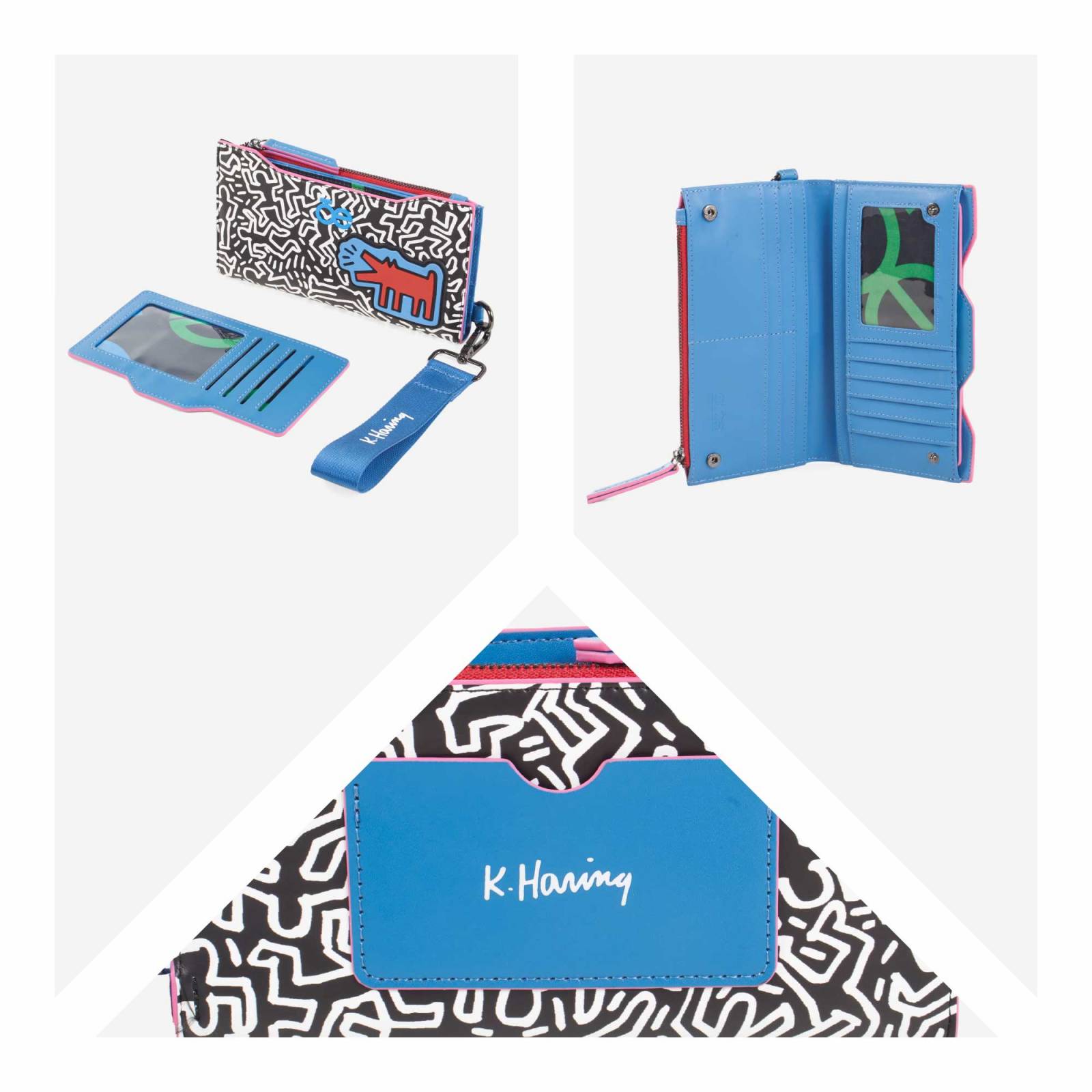 Cartera Cloe Para Mujer Flap Keith Haring x Oe con Maneral