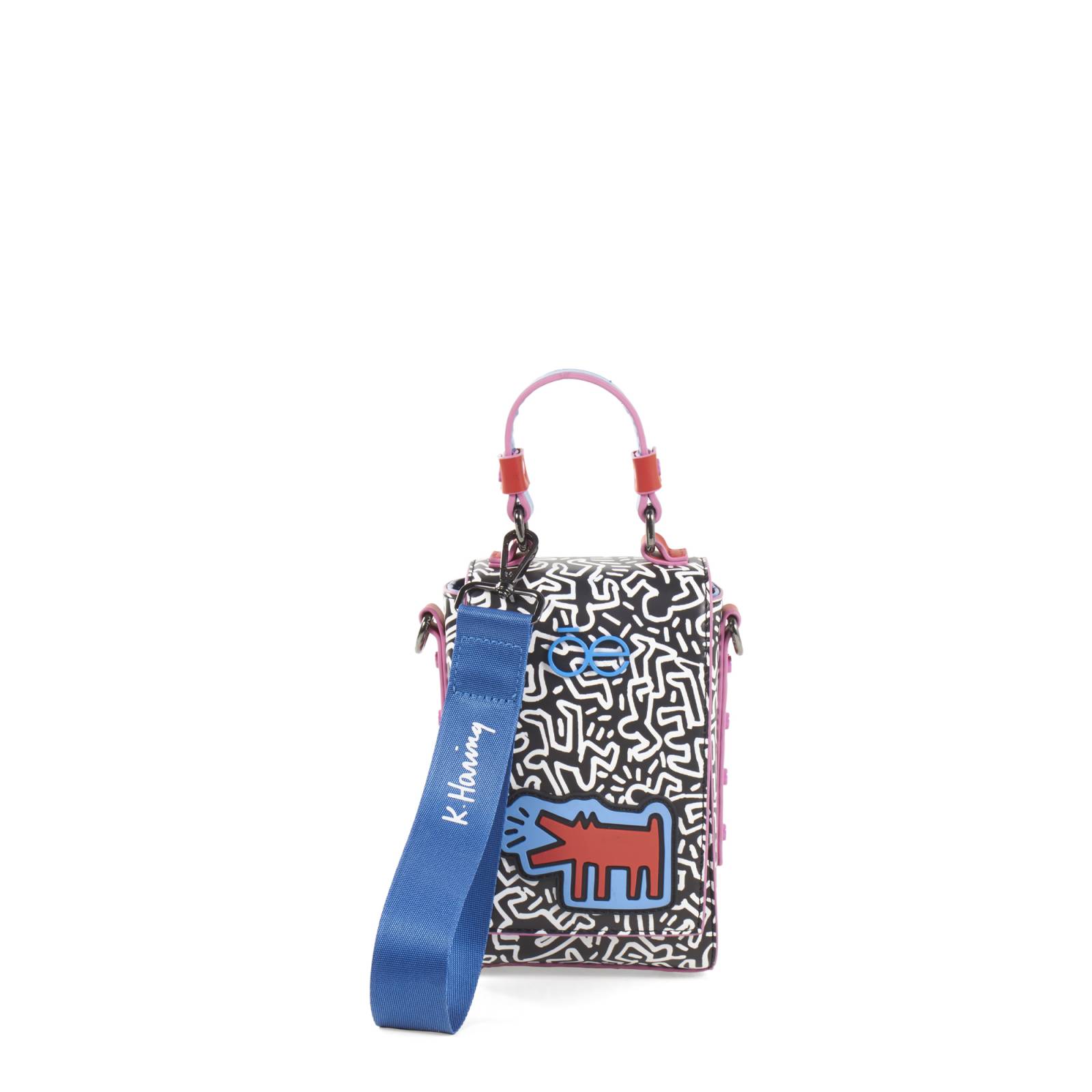 Bolsa Briefcase Cloe Para Mujer Vertical Keith Haring x Oe