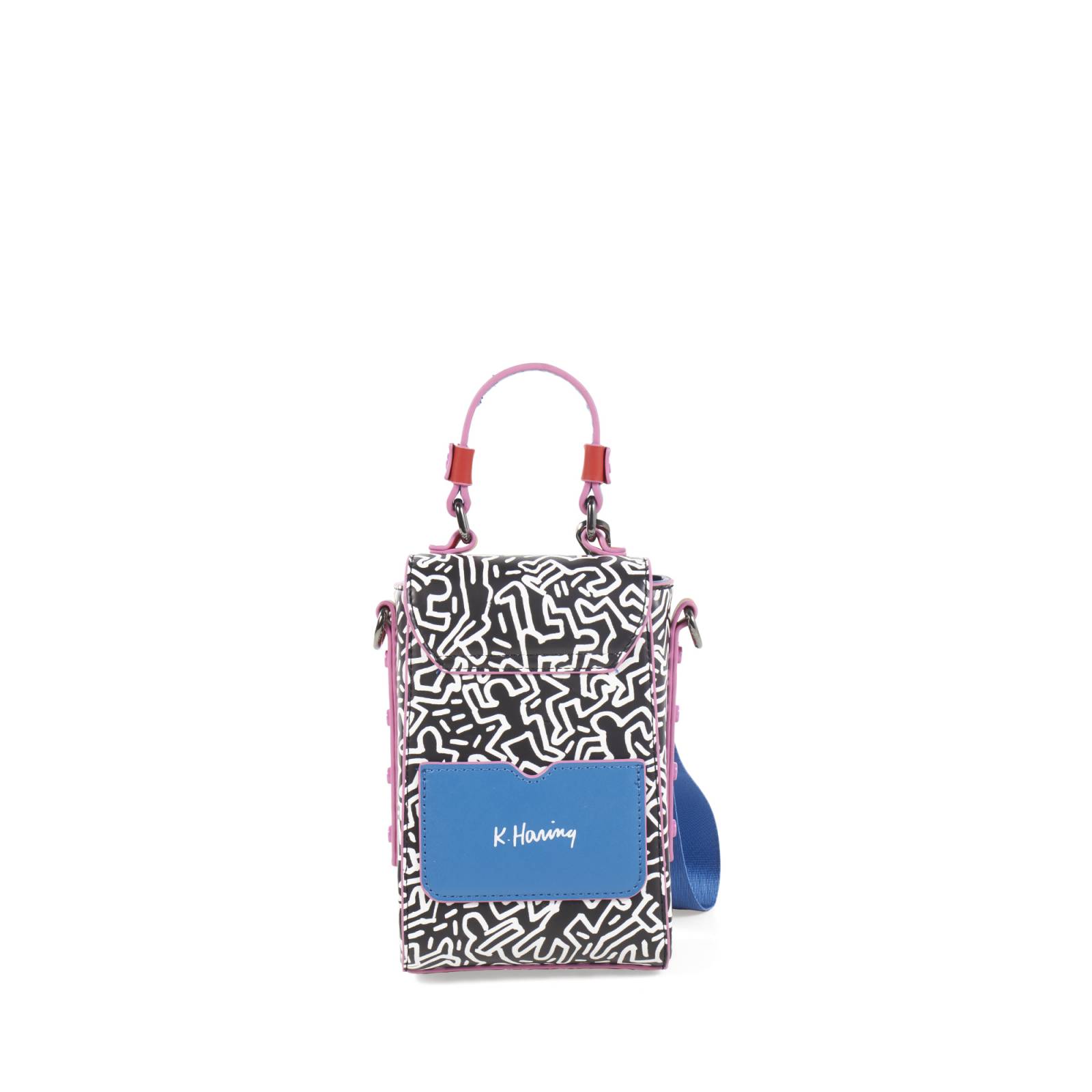 Bolsa Briefcase Cloe Para Mujer Vertical Keith Haring x Oe
