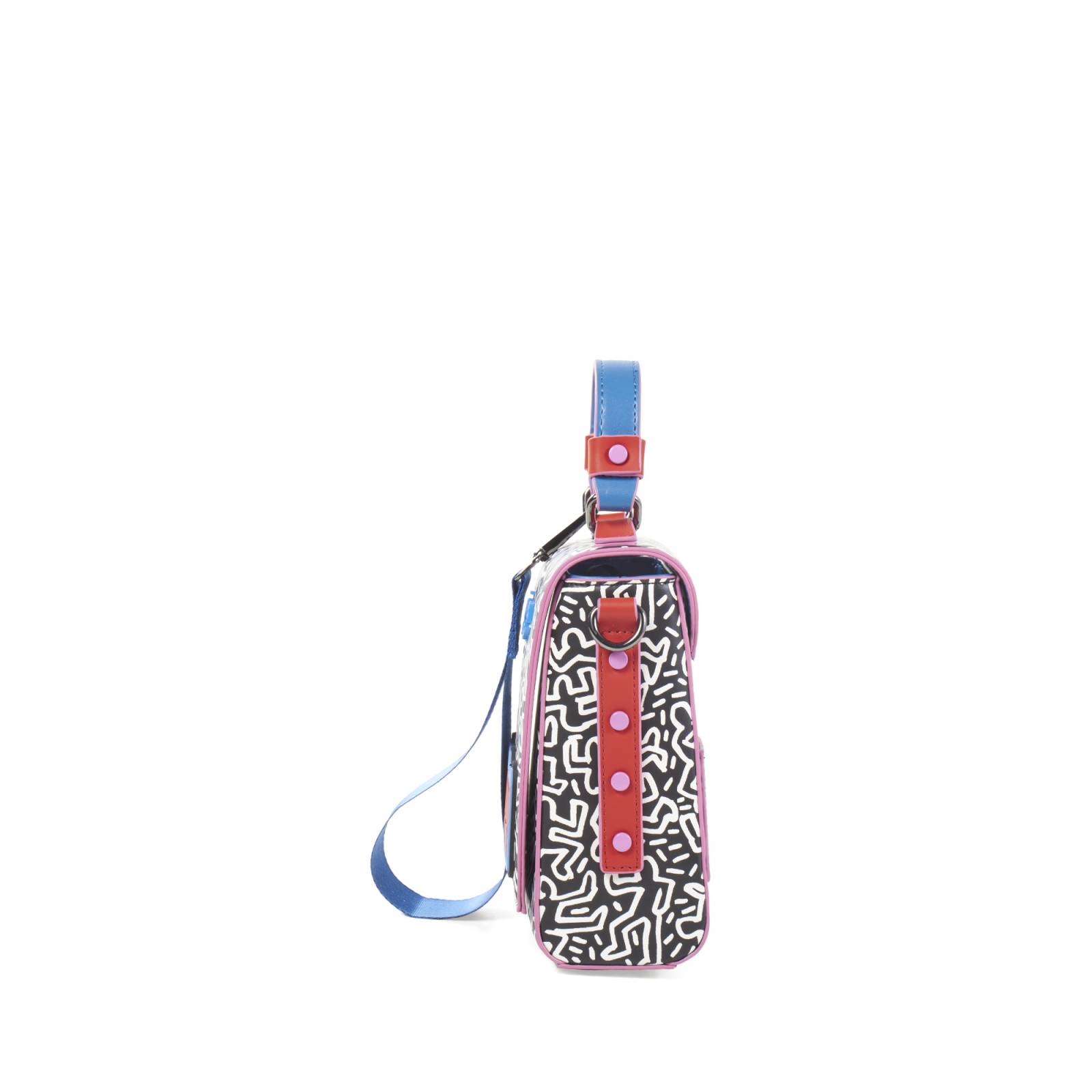 Bolsa Briefcase Cloe Para Mujer Vertical Keith Haring x Oe