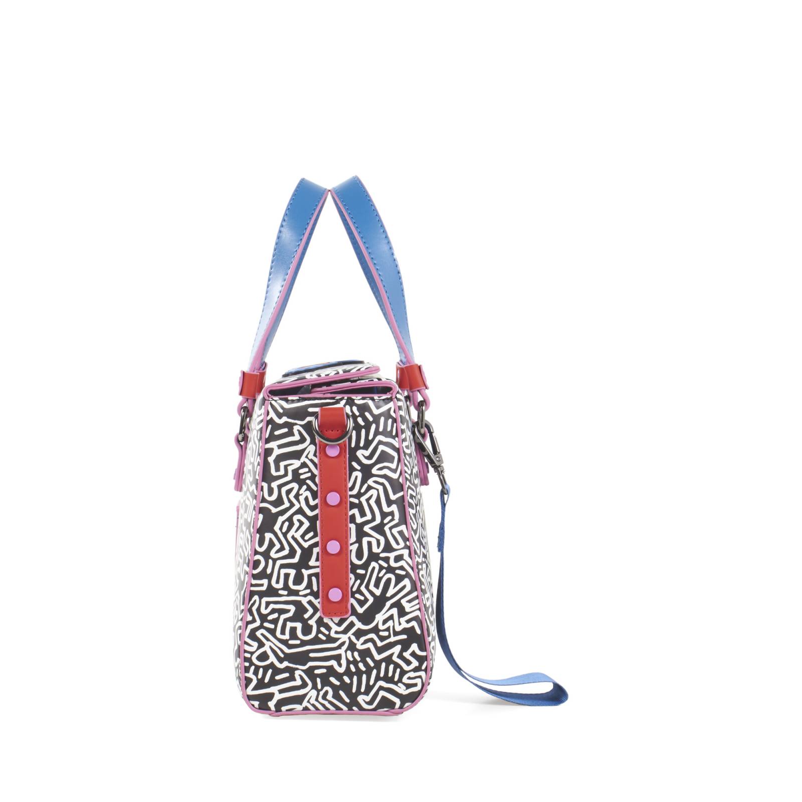 Bolsa Satchel Para Mujer Keith Haring x Oe