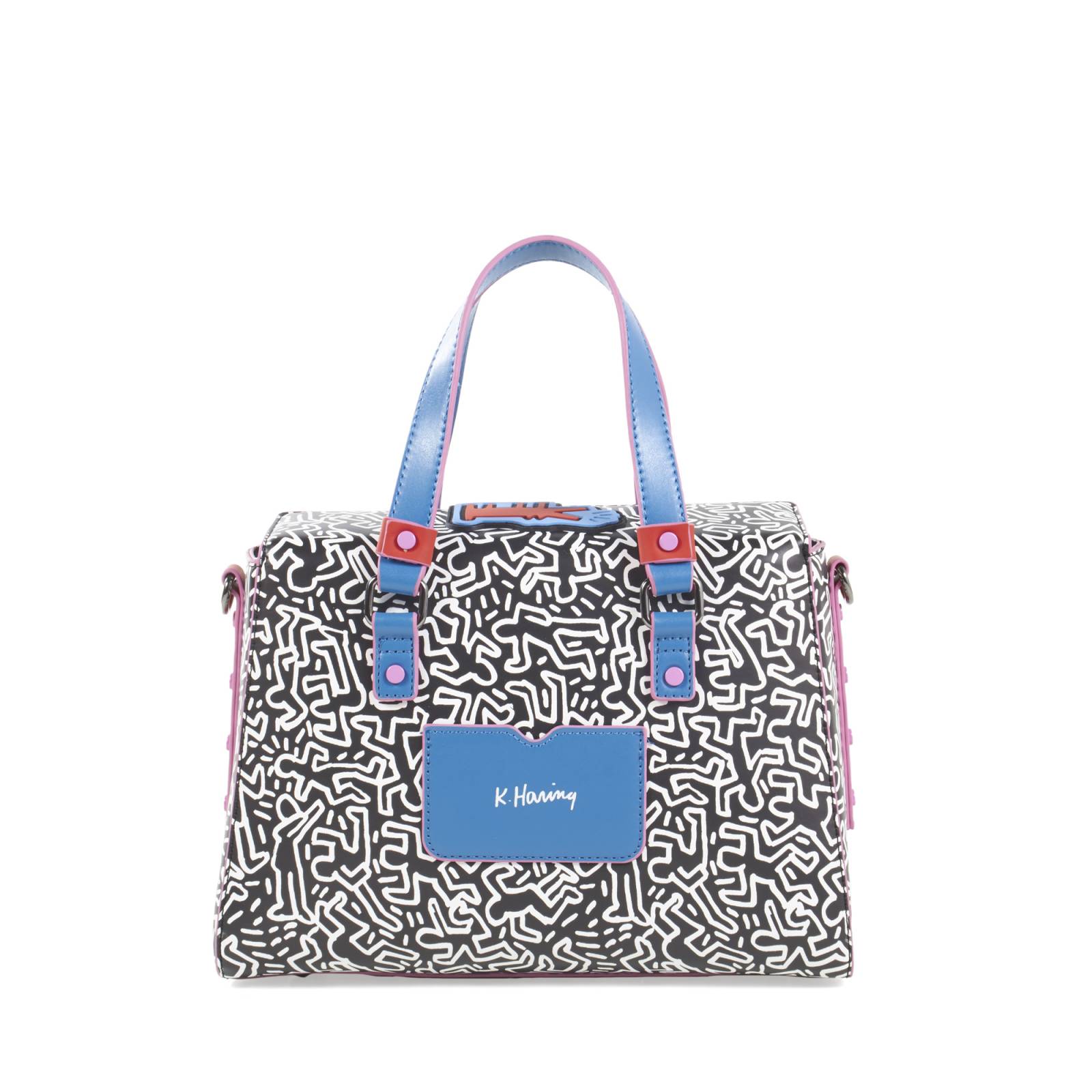 Bolsa Satchel Para Mujer Keith Haring x Oe