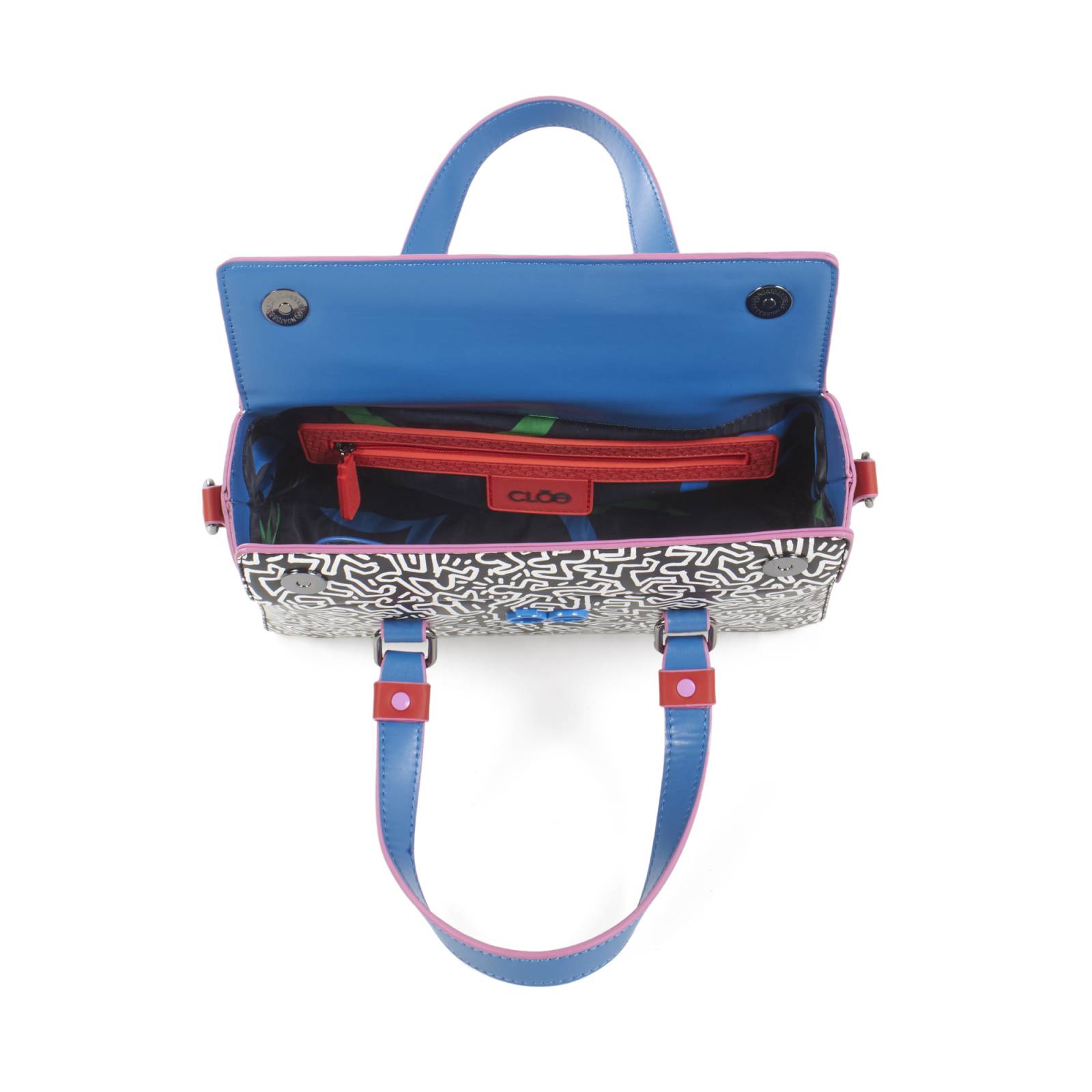 Bolsa Satchel Para Mujer Keith Haring x Oe