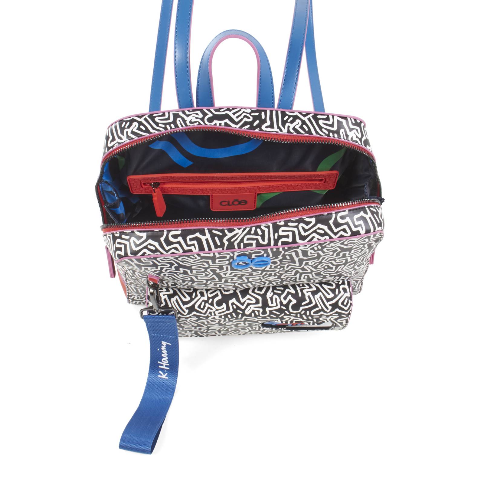 Mochila Mediana Para Mujer Keith Haring x Oe