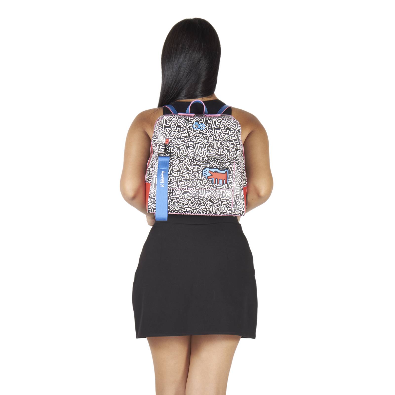 Mochila Mediana Para Mujer Keith Haring x Oe
