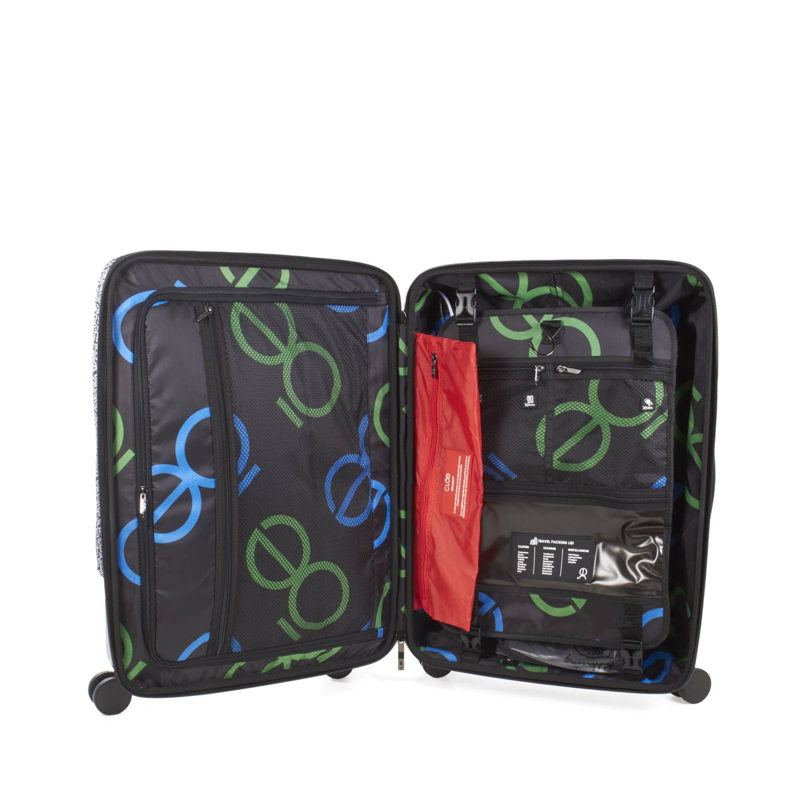 Maleta Cloe Mediana Para Mujer 24  Textil Keith Haring x Oe