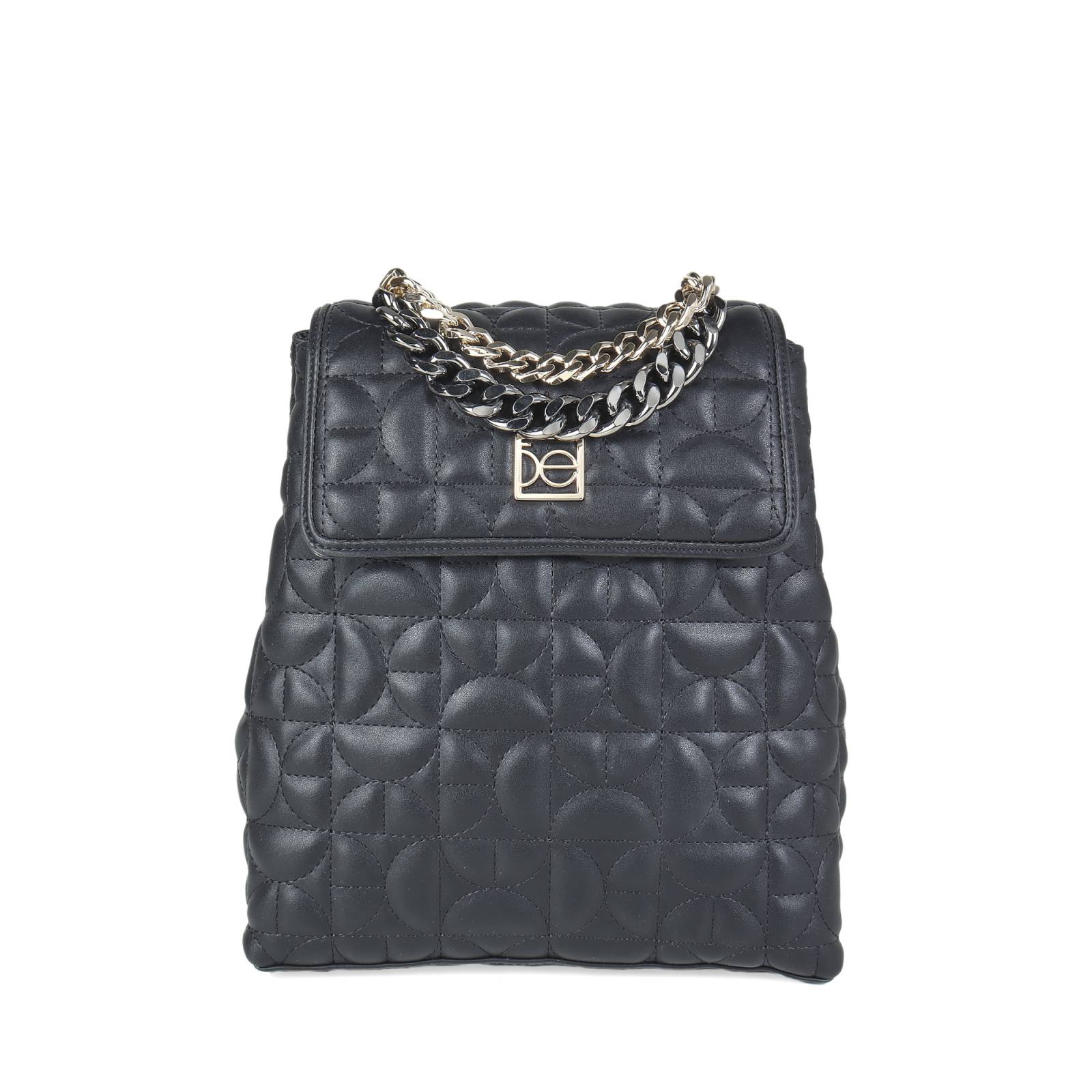 Mochila Cloe Para Mujer Cadenas Monograma Bordado