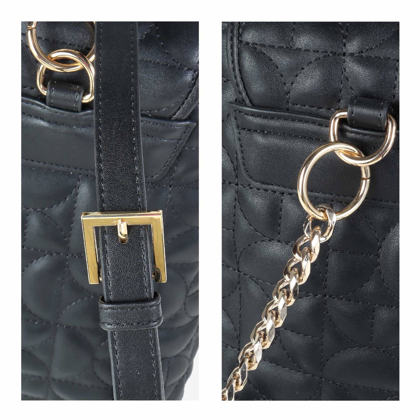 Mochila Cloe Para Mujer Cadenas Monograma Bordado