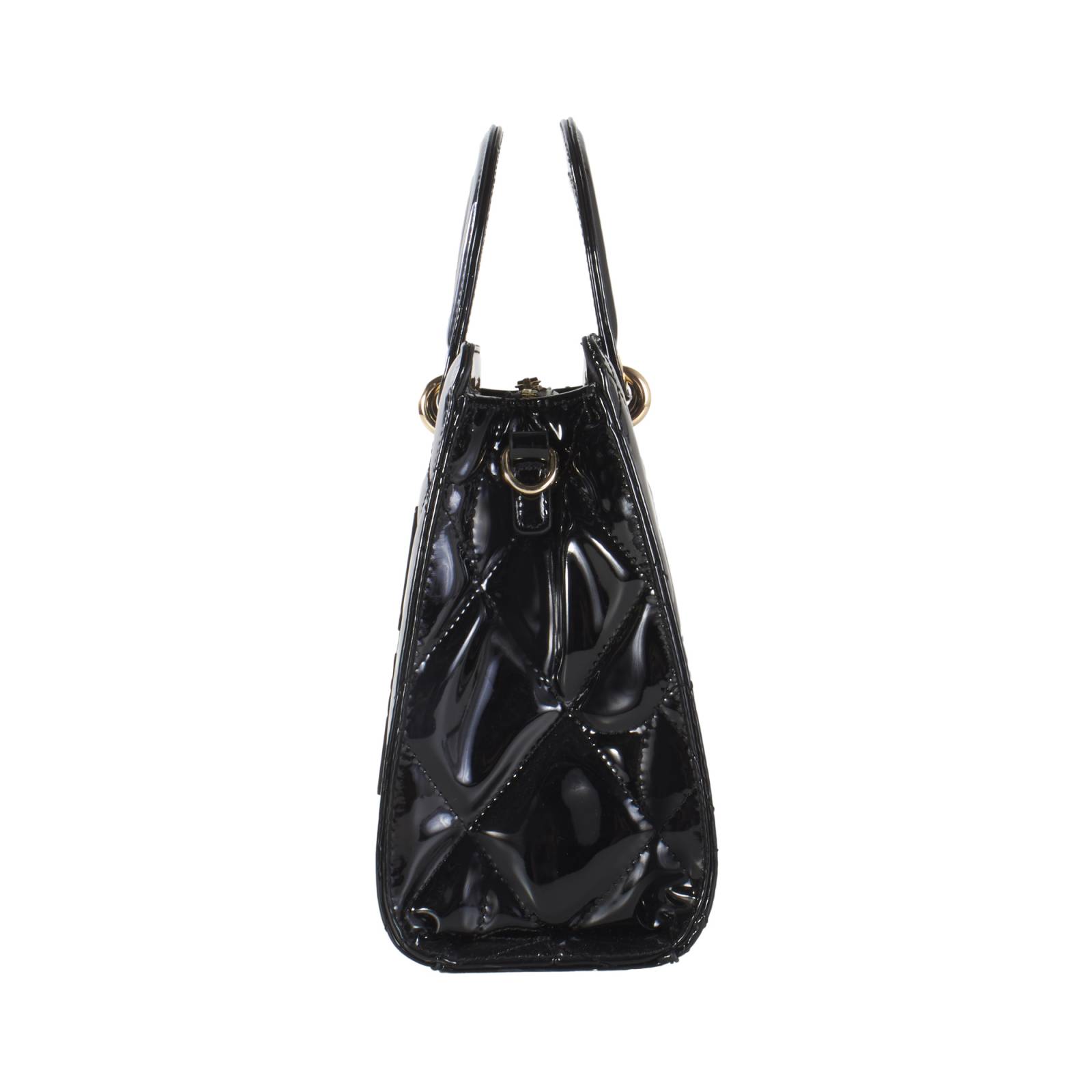 Bolsa Satchel Cloe Para Mujer Charol Acolchada con Monedero