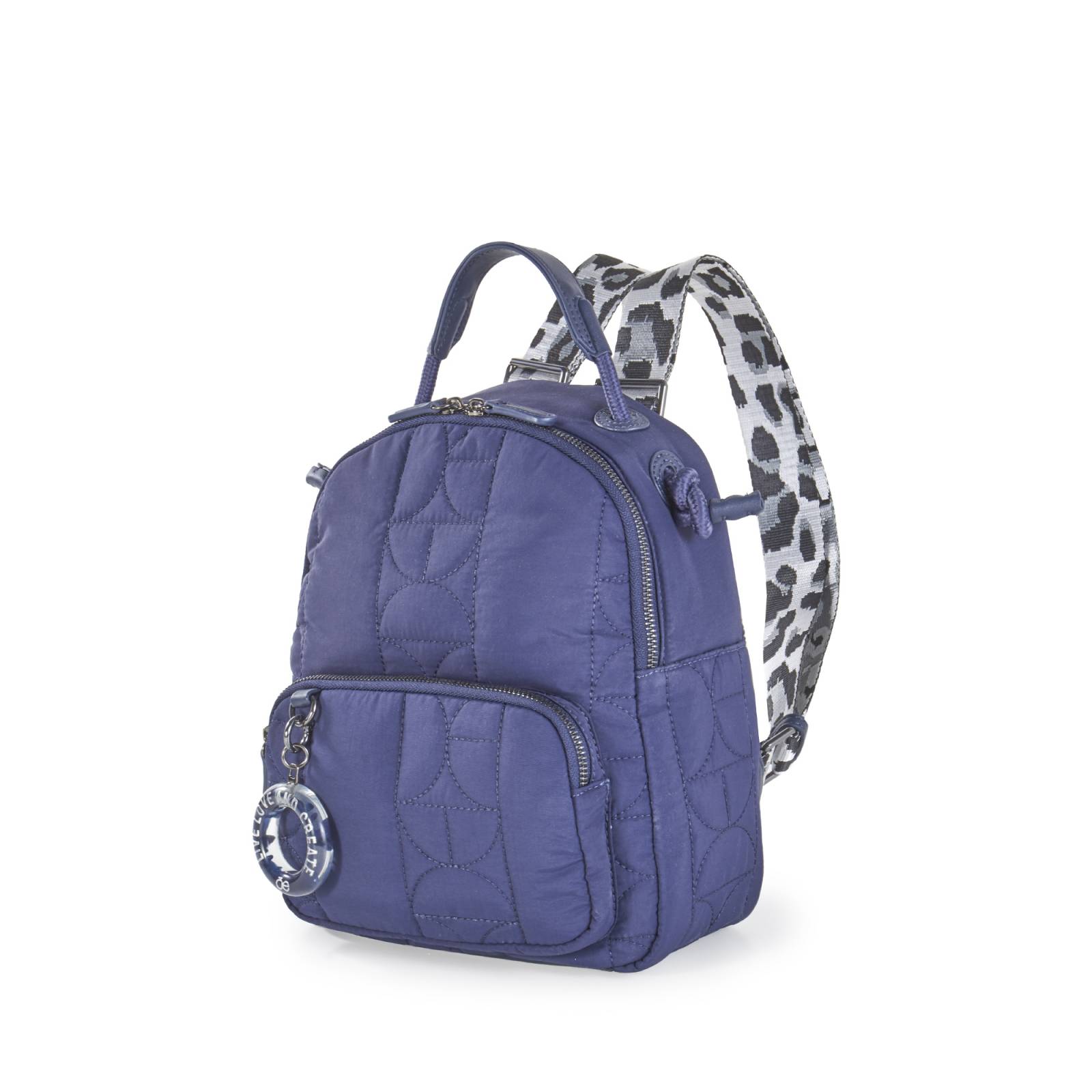 Mochila Cloe Para Mujer Textil Acolchada Asa larga