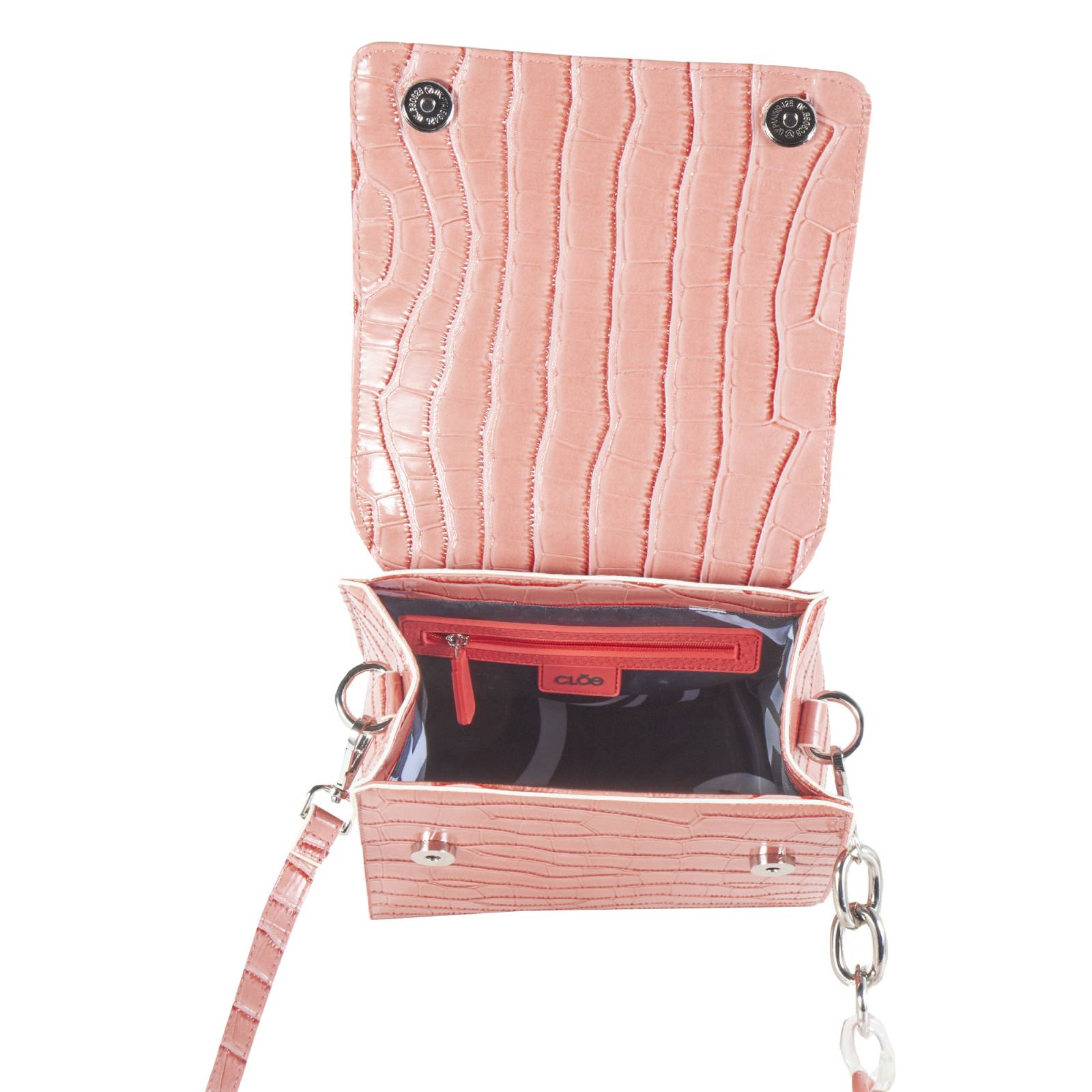 Mochila Cloe Para Mujer Mediana Look Animal Skin