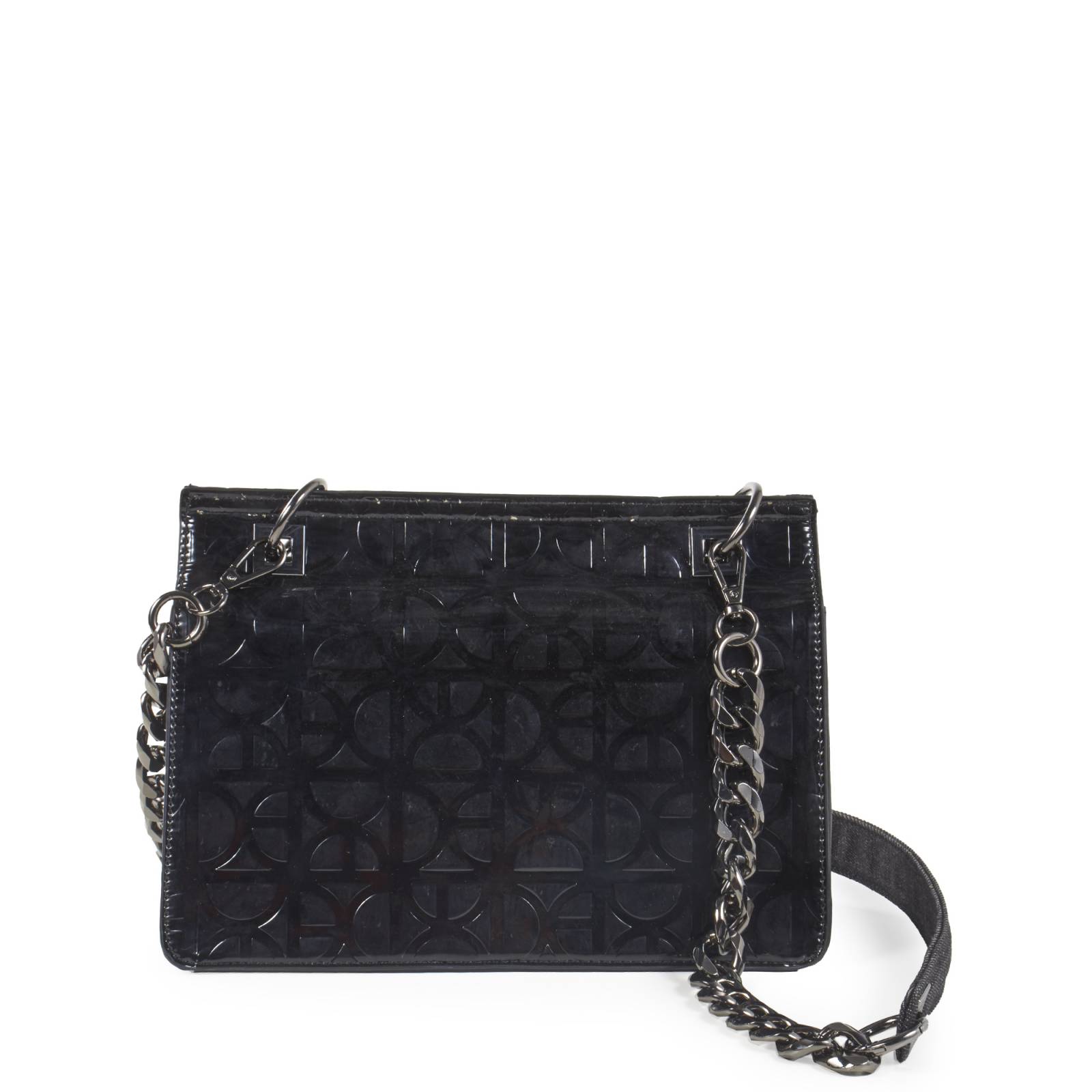 Bolsa Satchel Cloe Para Mujer Denim Detalle Cadena