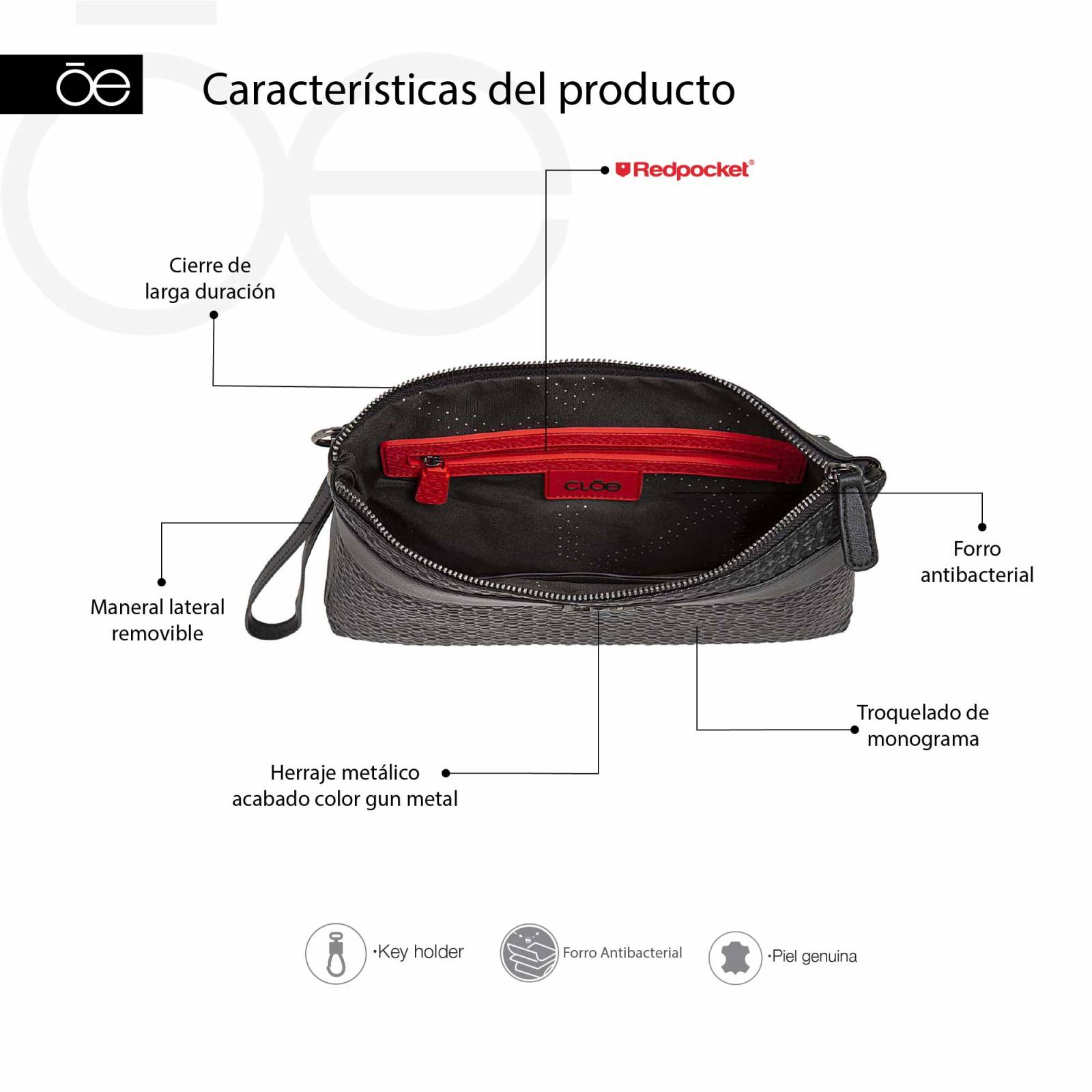 Cartera Porta Documentos para Hombre Cloe Diseño de Piel