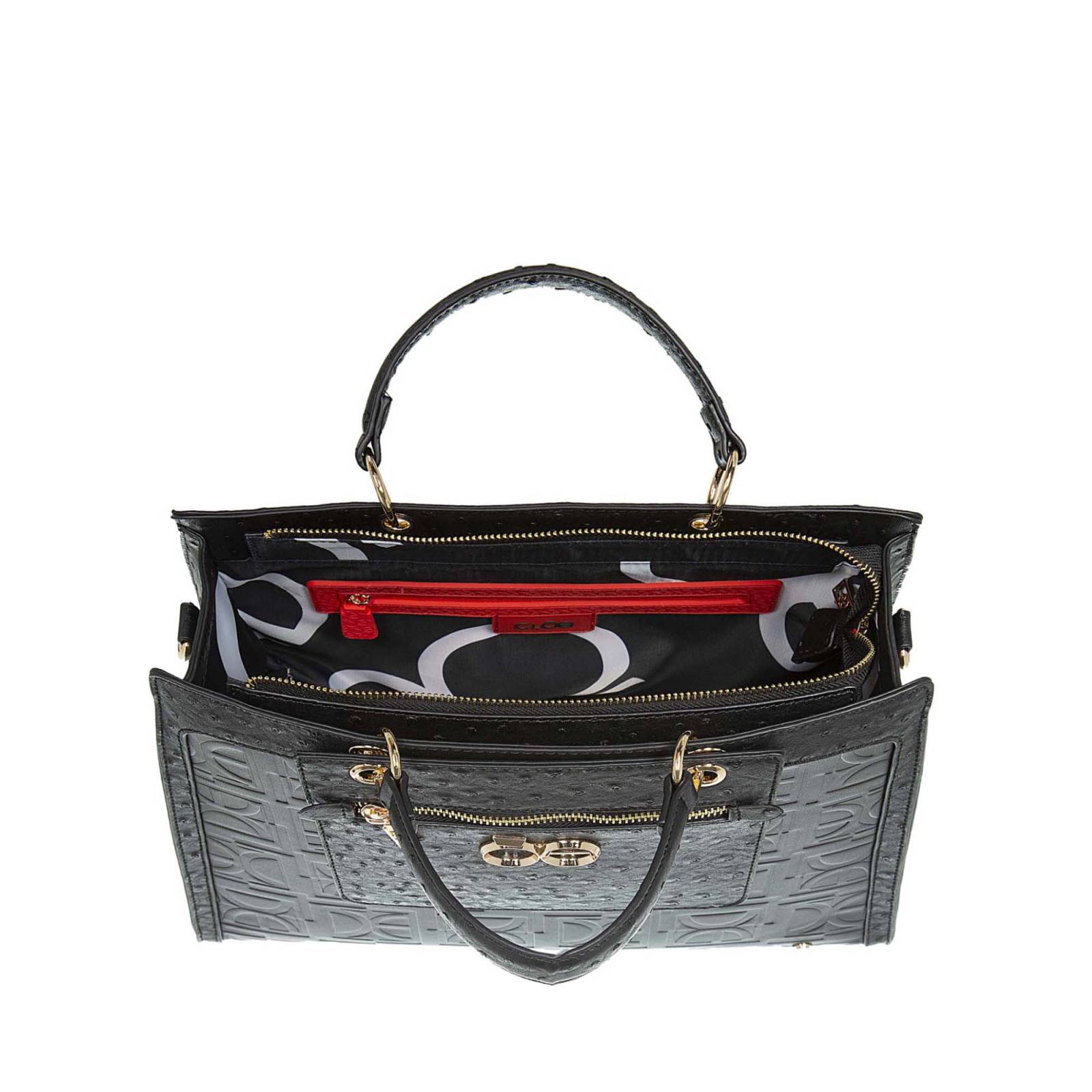 Bolsa Satchel para Mujer Cloe 2 en 1 Grande Embozado