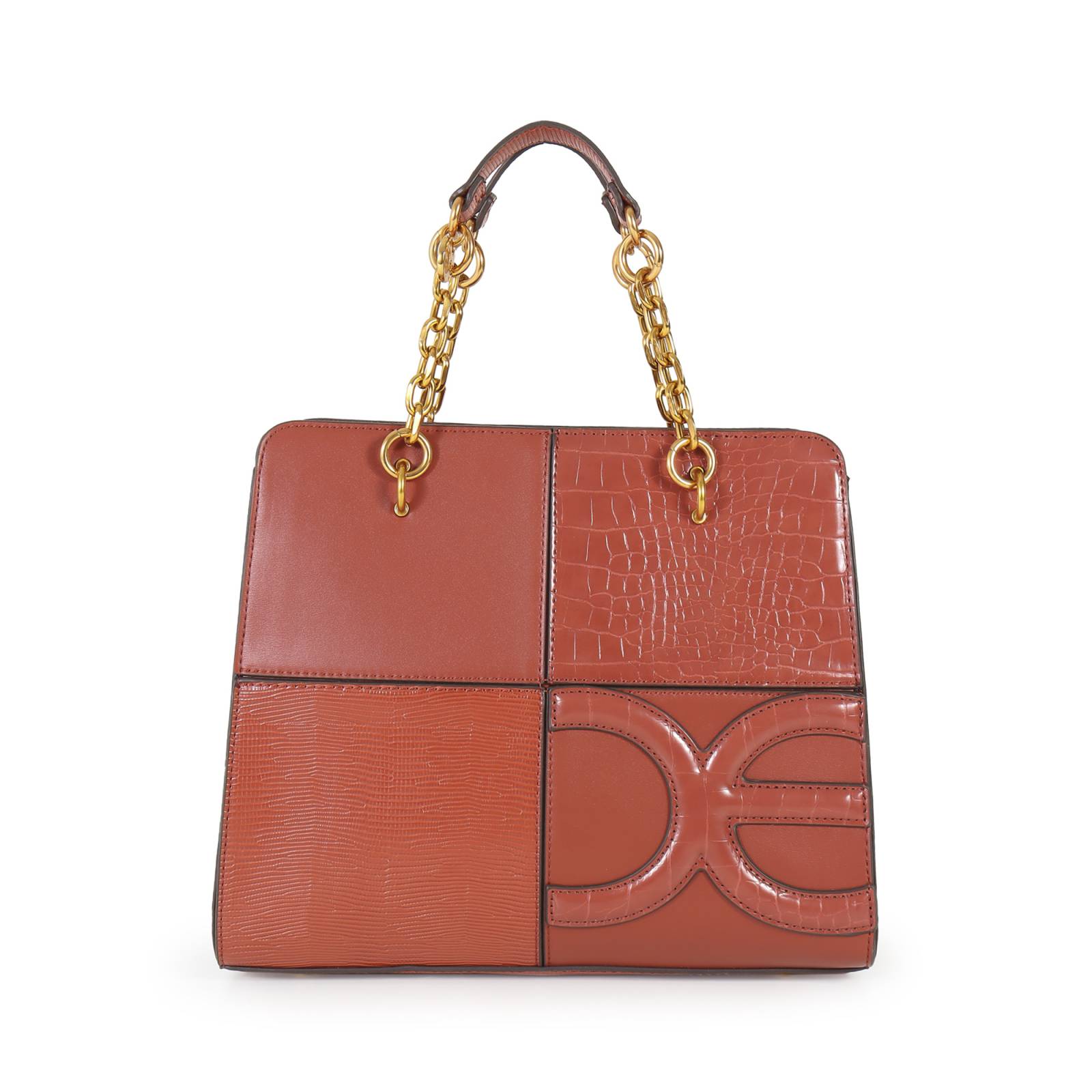 Bolsa Satchel para Mujer Cloe Diseño de Parches