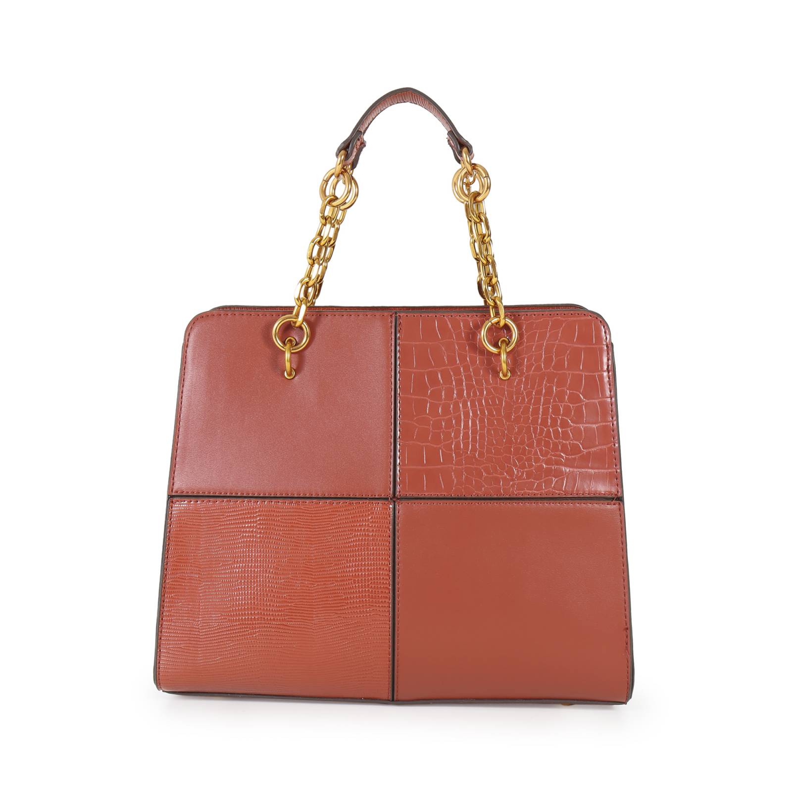 Bolsa Satchel para Mujer Cloe Diseño de Parches