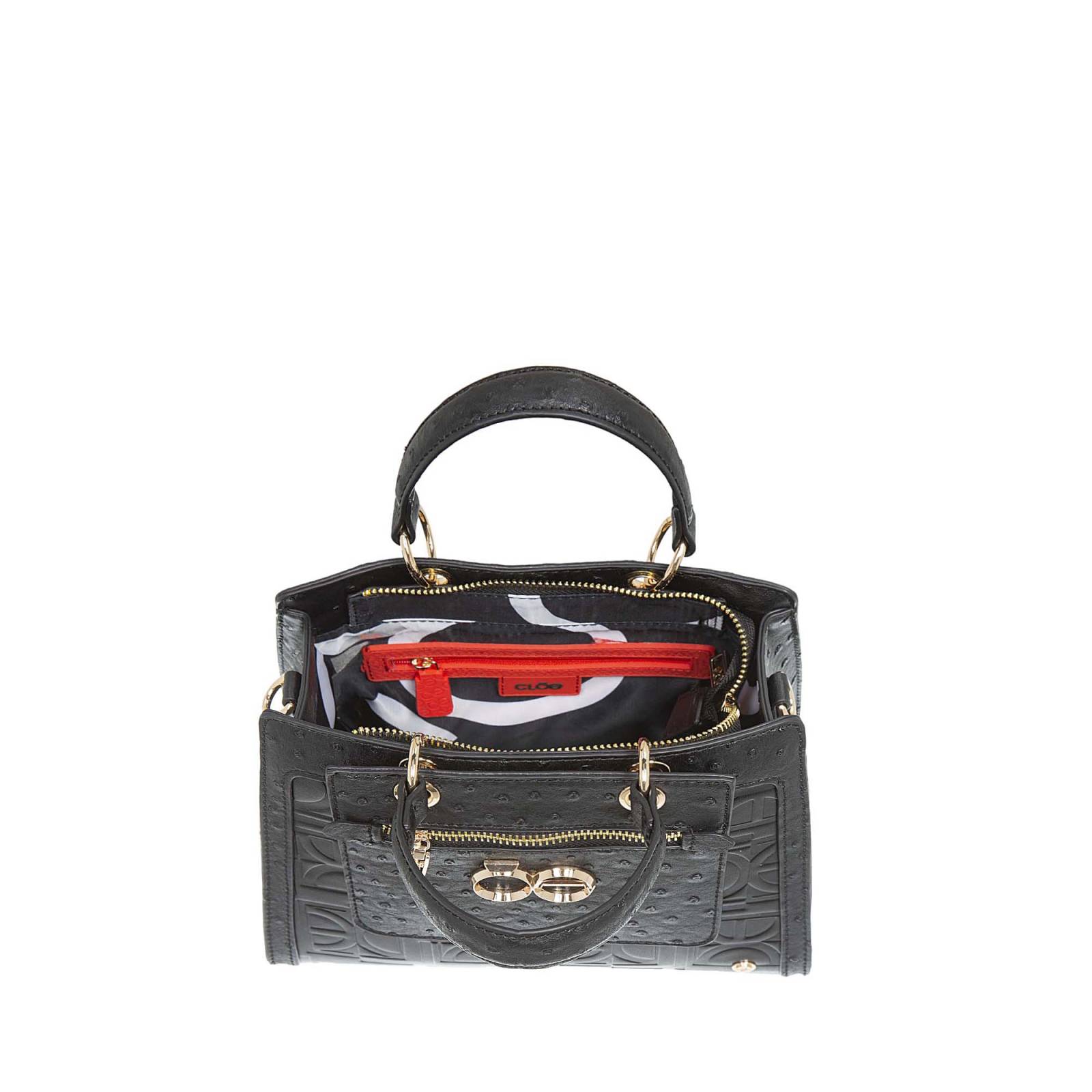 Bolsa Satchel para Mujer Cloe 2 en 1 Chica Embozado