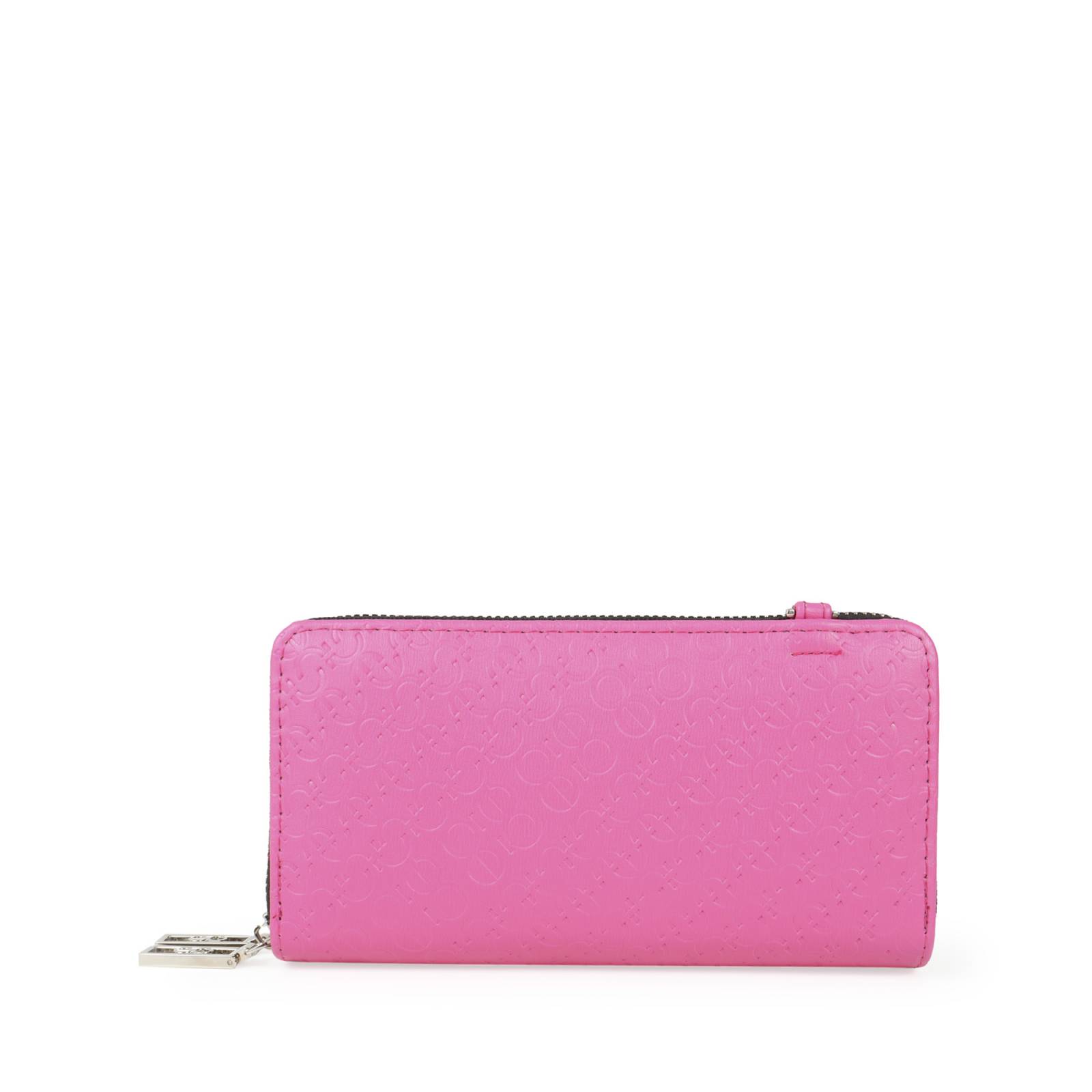 Cartera Mujer Cloe 2 en 1 Doble Cierre Monograma Troquelado