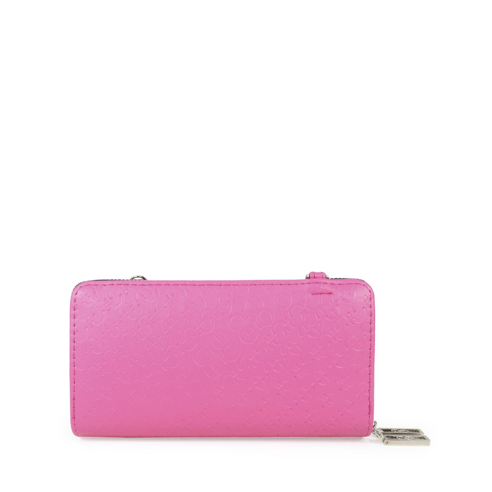 Cartera Mujer Cloe 2 en 1 Doble Cierre Monograma Troquelado