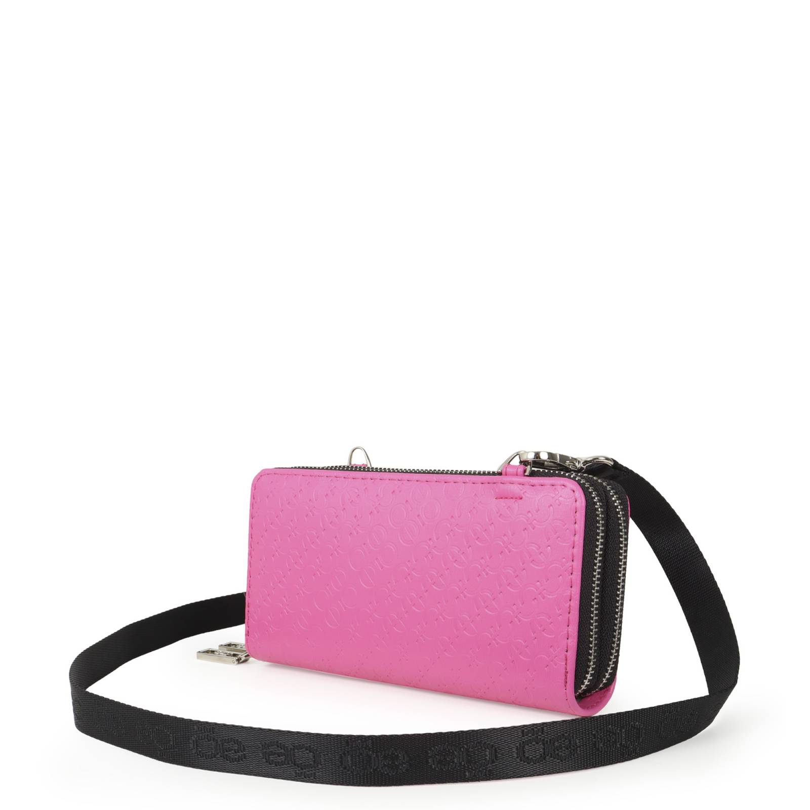 Cartera Mujer Cloe 2 en 1 Doble Cierre Monograma Troquelado