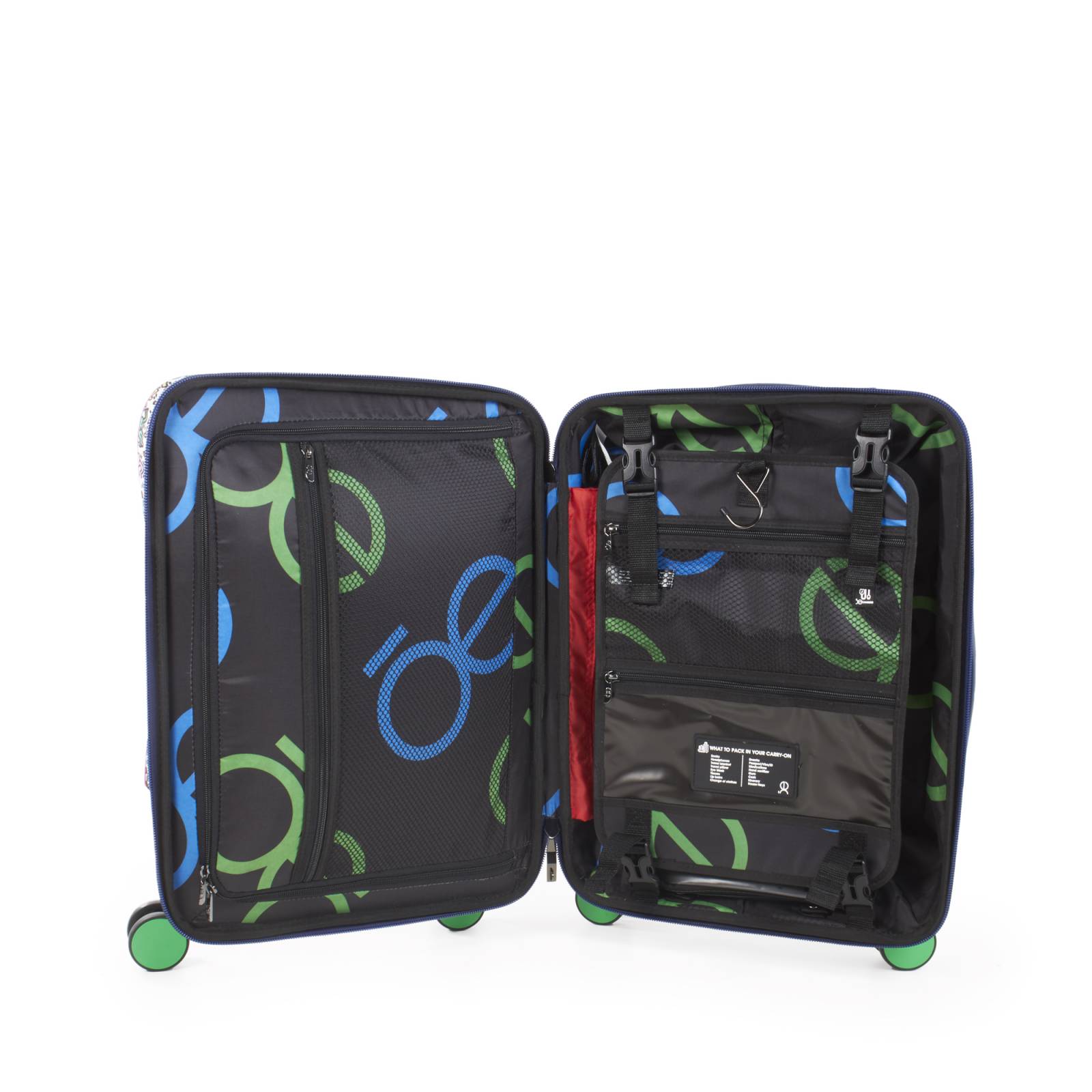 Maleta Cloe Para Mujer Chica 20  Textil Keith Haring x Oe