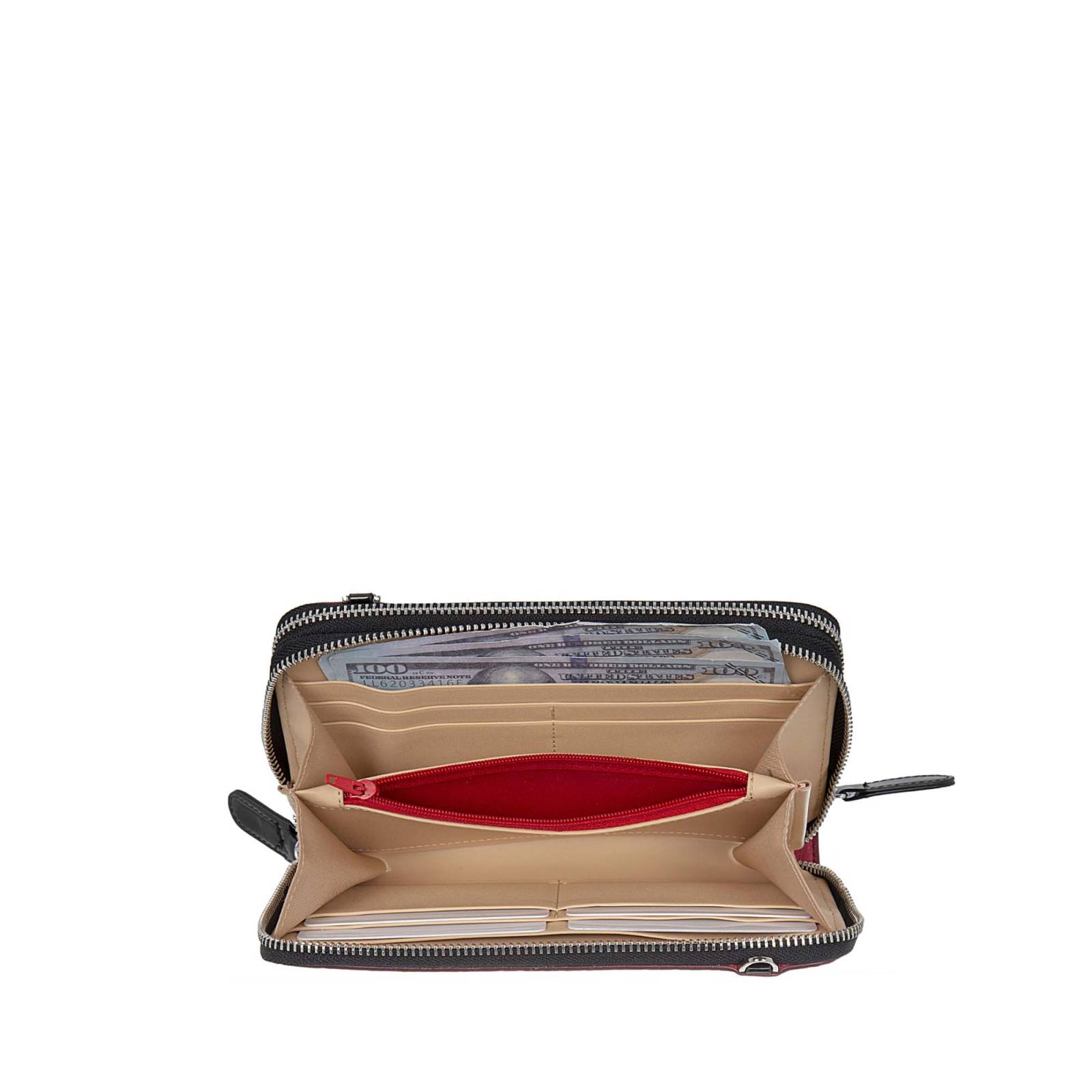 Cartera Cloe Charol Grande Para Mujer Acolchado a rombos