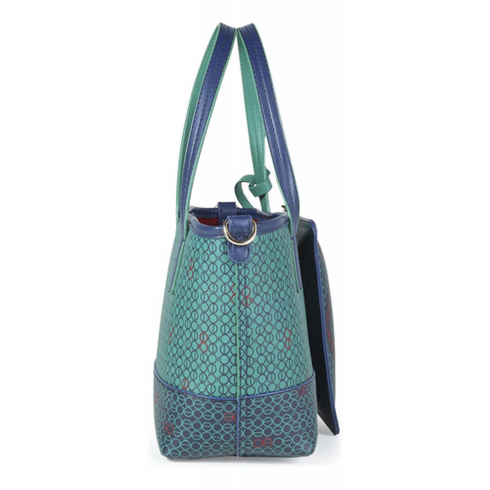 Bolsa Tote Cloe Para Mujer Chica 2 En 1 Monograma Estampado