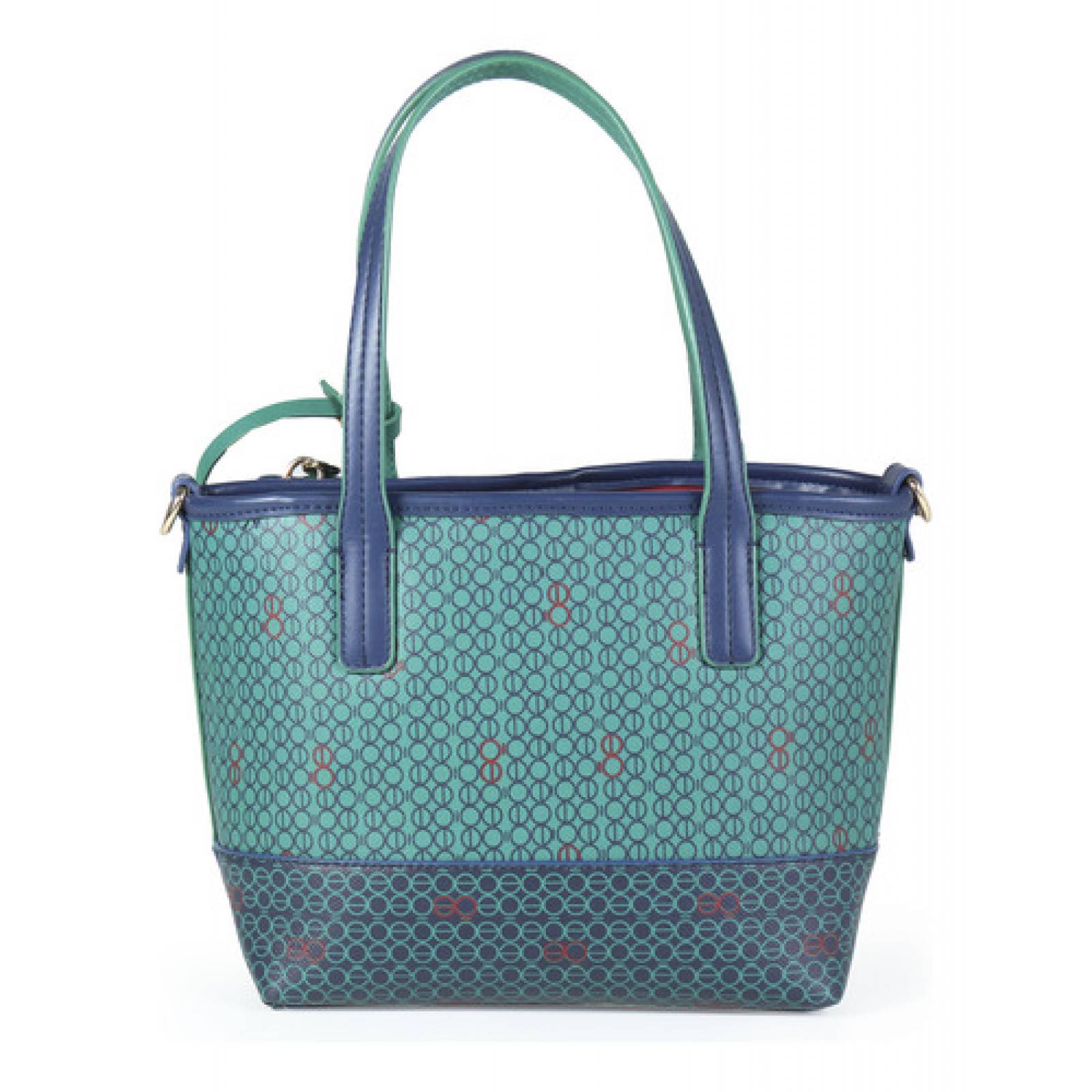 Bolsa Tote Cloe Para Mujer Chica 2 En 1 Monograma Estampado