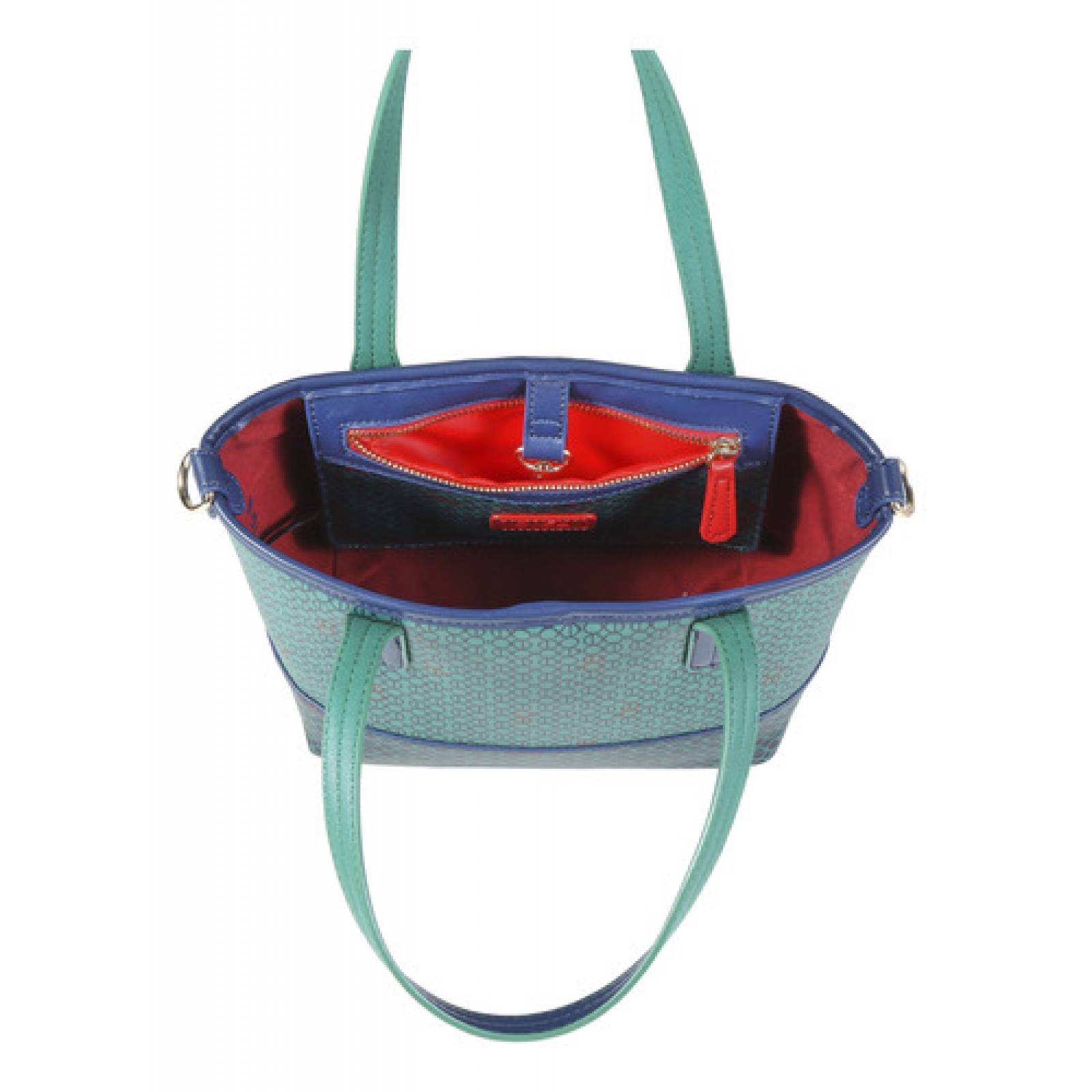 Bolsa Tote Cloe Para Mujer Chica 2 En 1 Monograma Estampado