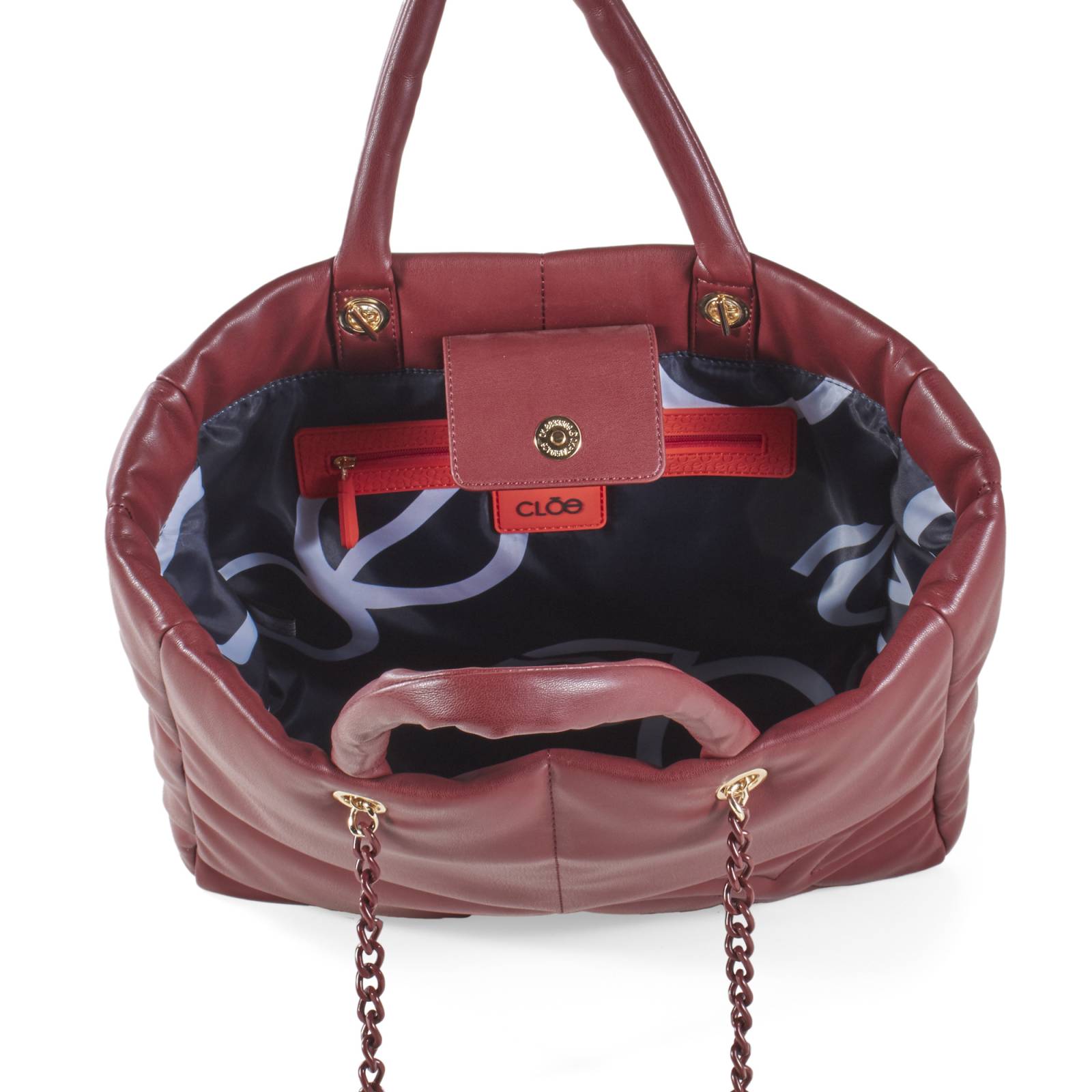 Bolsa Tote Cloe Para Mujer 2 en 1 Material Reciclado Con Asa