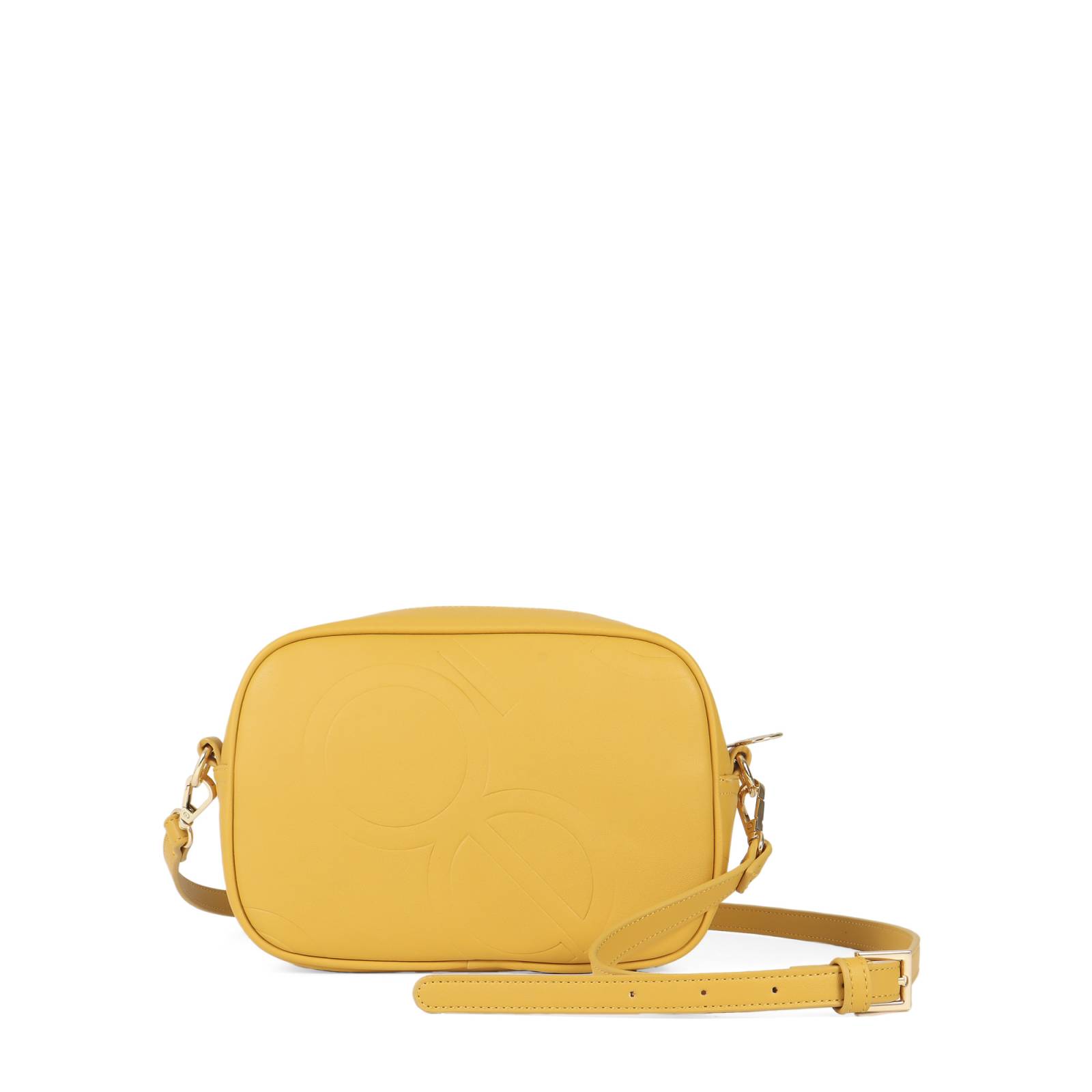 Bolsa Crossbody Cloe Monograma Troquelado Herraje Metalico