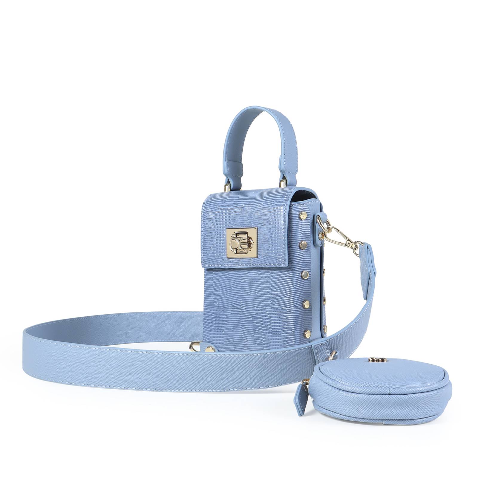 Bolsa Briefcase Cloe Para Mujer Charol con broche giratorio