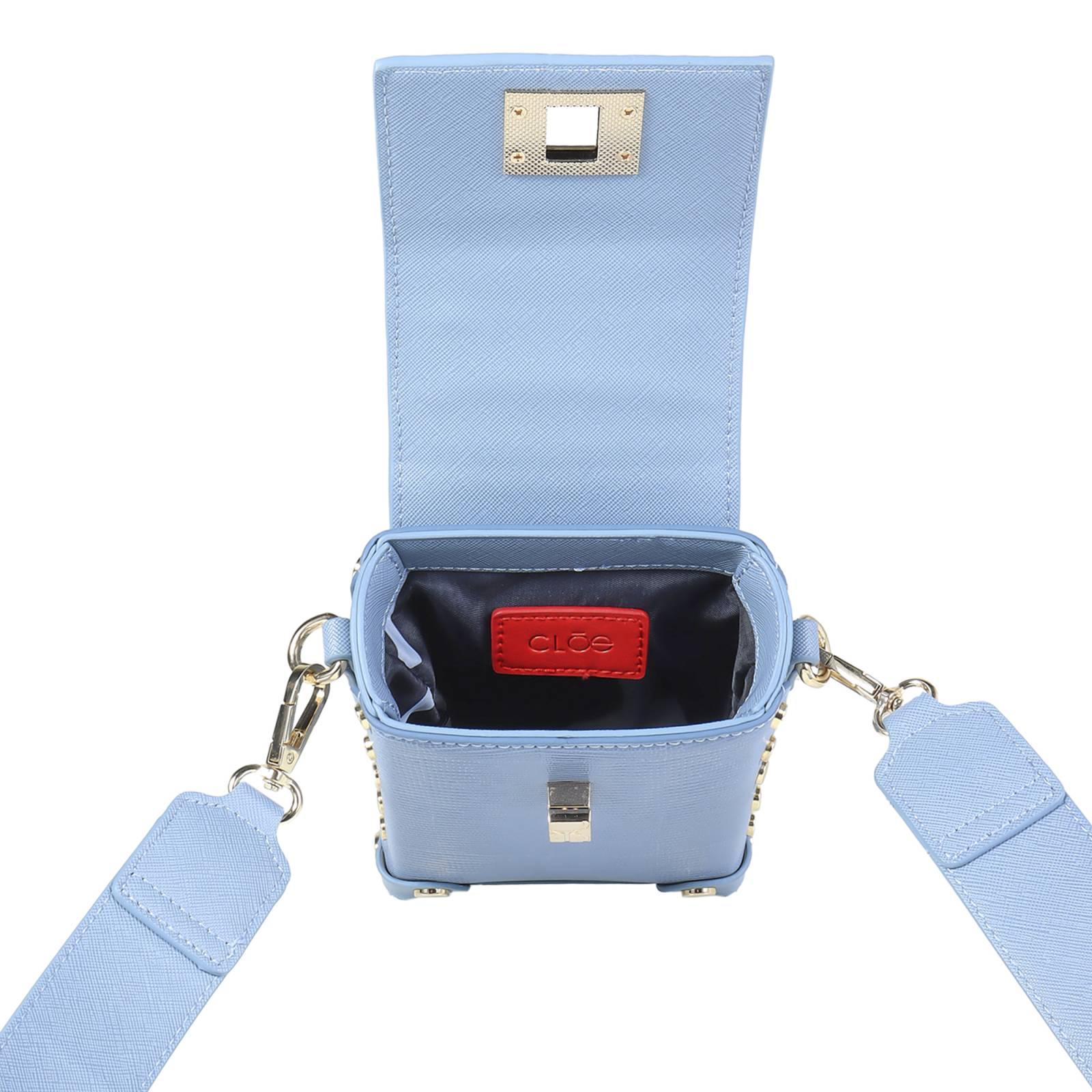 Bolsa Briefcase Cloe Para Mujer Charol con broche giratorio