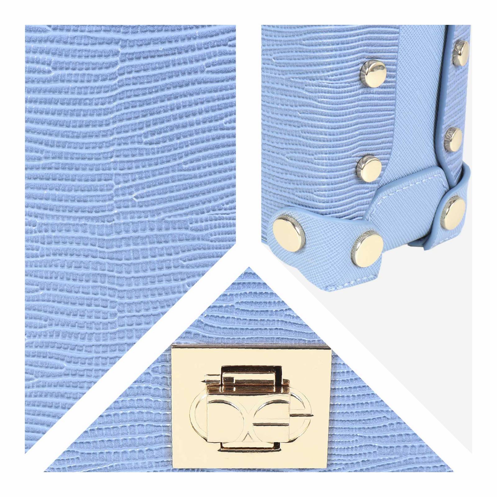 Bolsa Briefcase Cloe Para Mujer Charol con broche giratorio