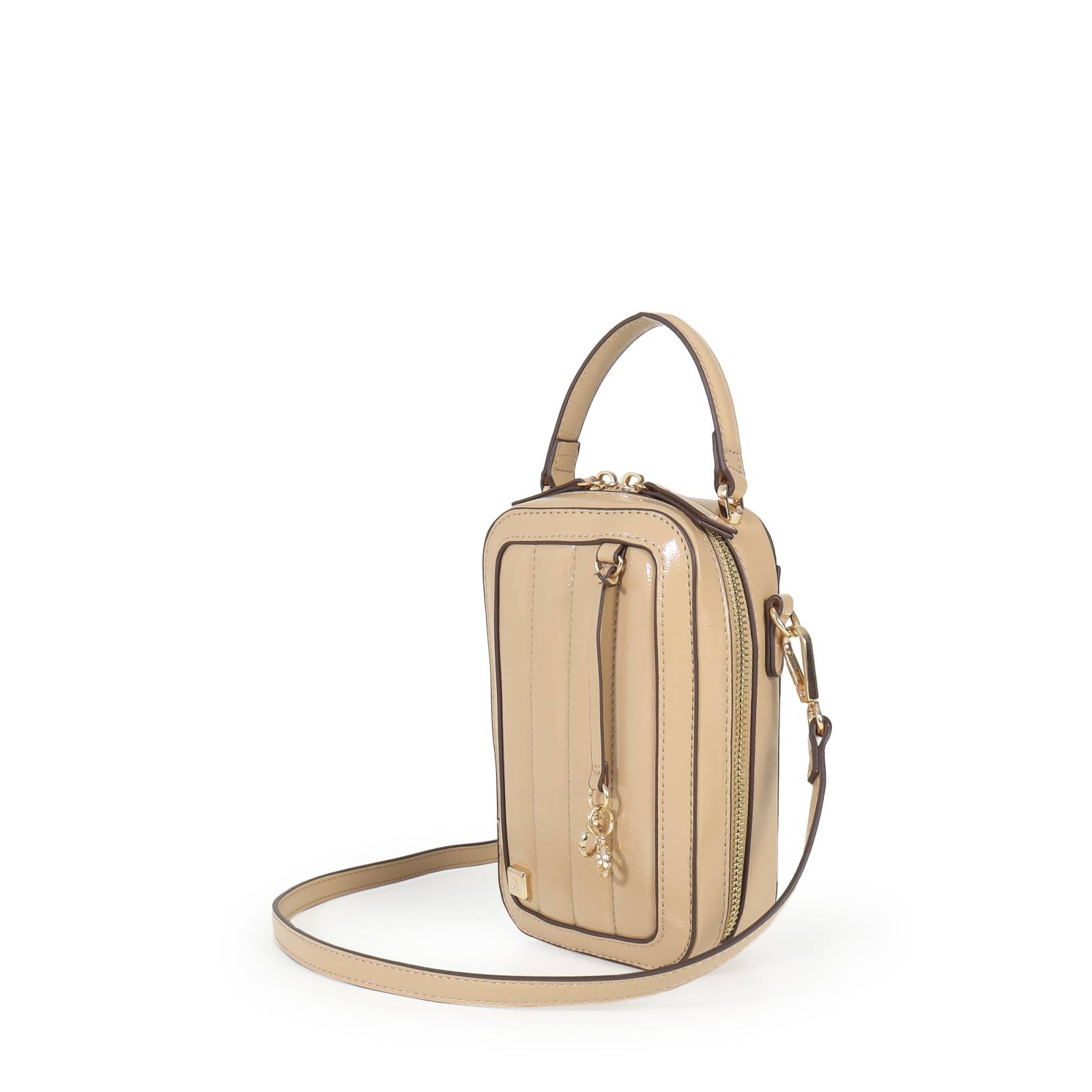 Bolsa Crossbody para Mujer Cloe Vertical Acolchada Jacquard