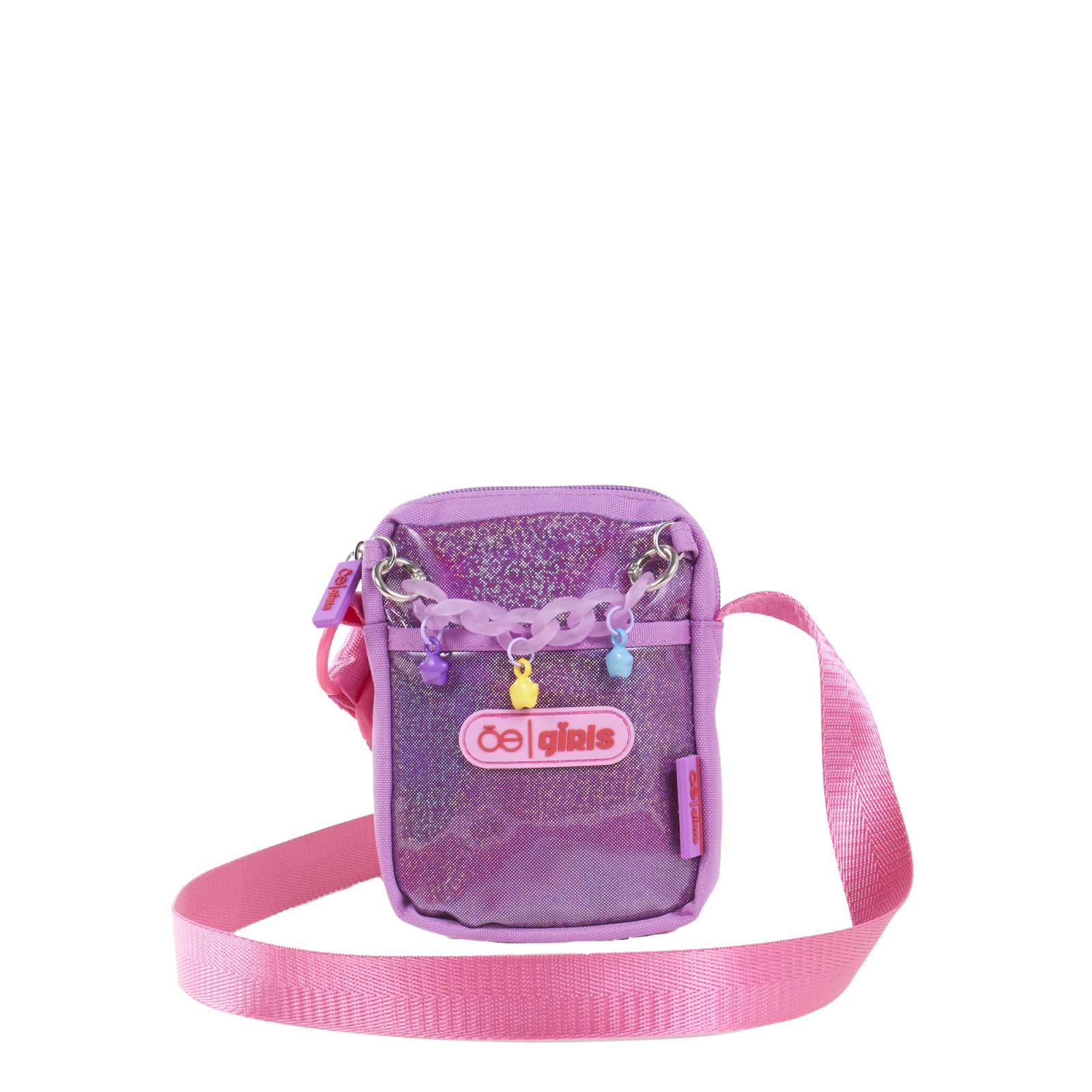 Bolsa Crossbody Cloe Girls Vertical Para Niña Detalle Cadena