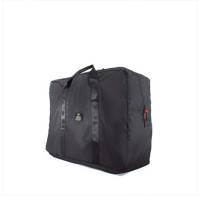 Maletas Viaje Bolsa Plegable 75 Litros Grande Gris Lineas Negras