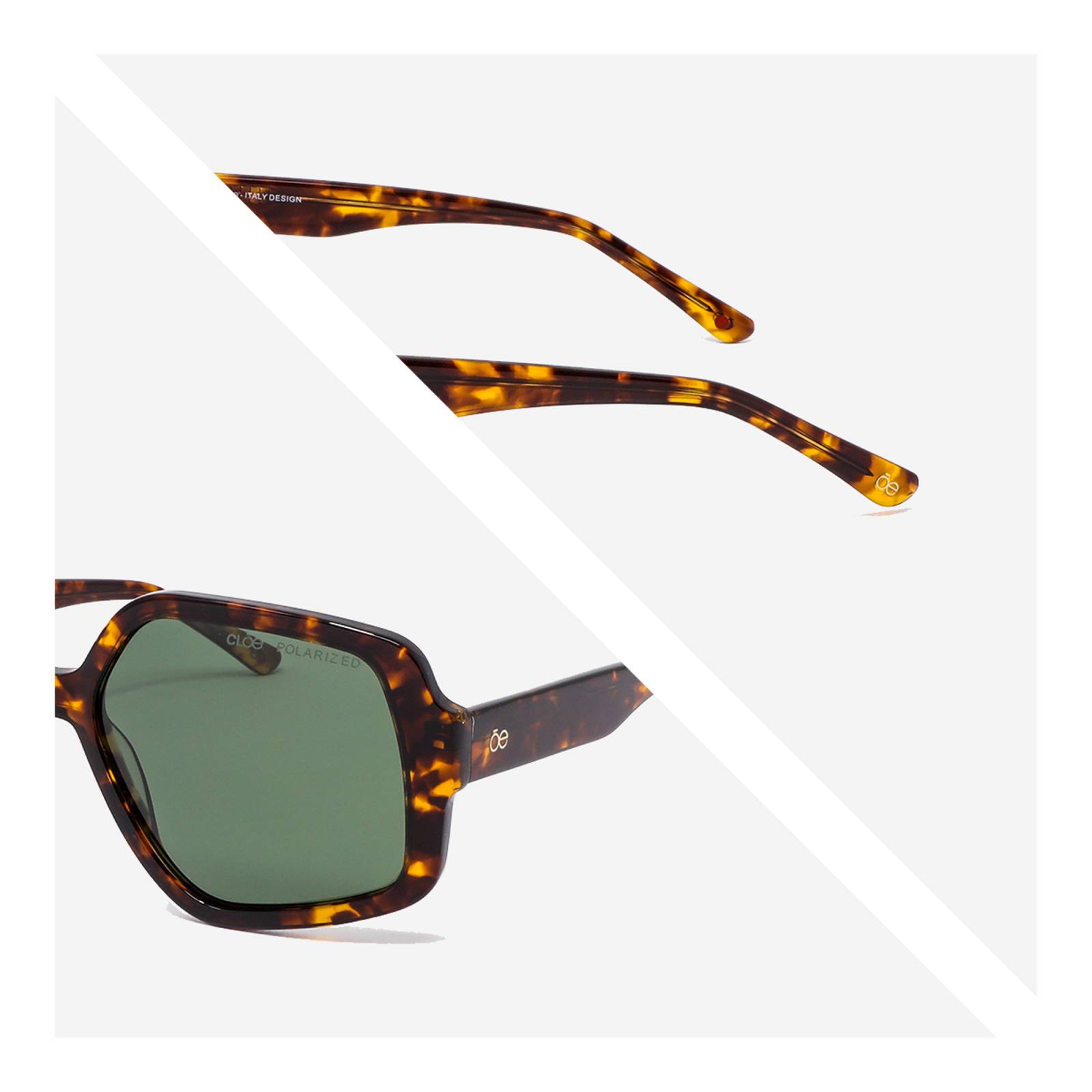 Lente Solar para Mujer Cloe Forma Mariposa Armazón Acetato
