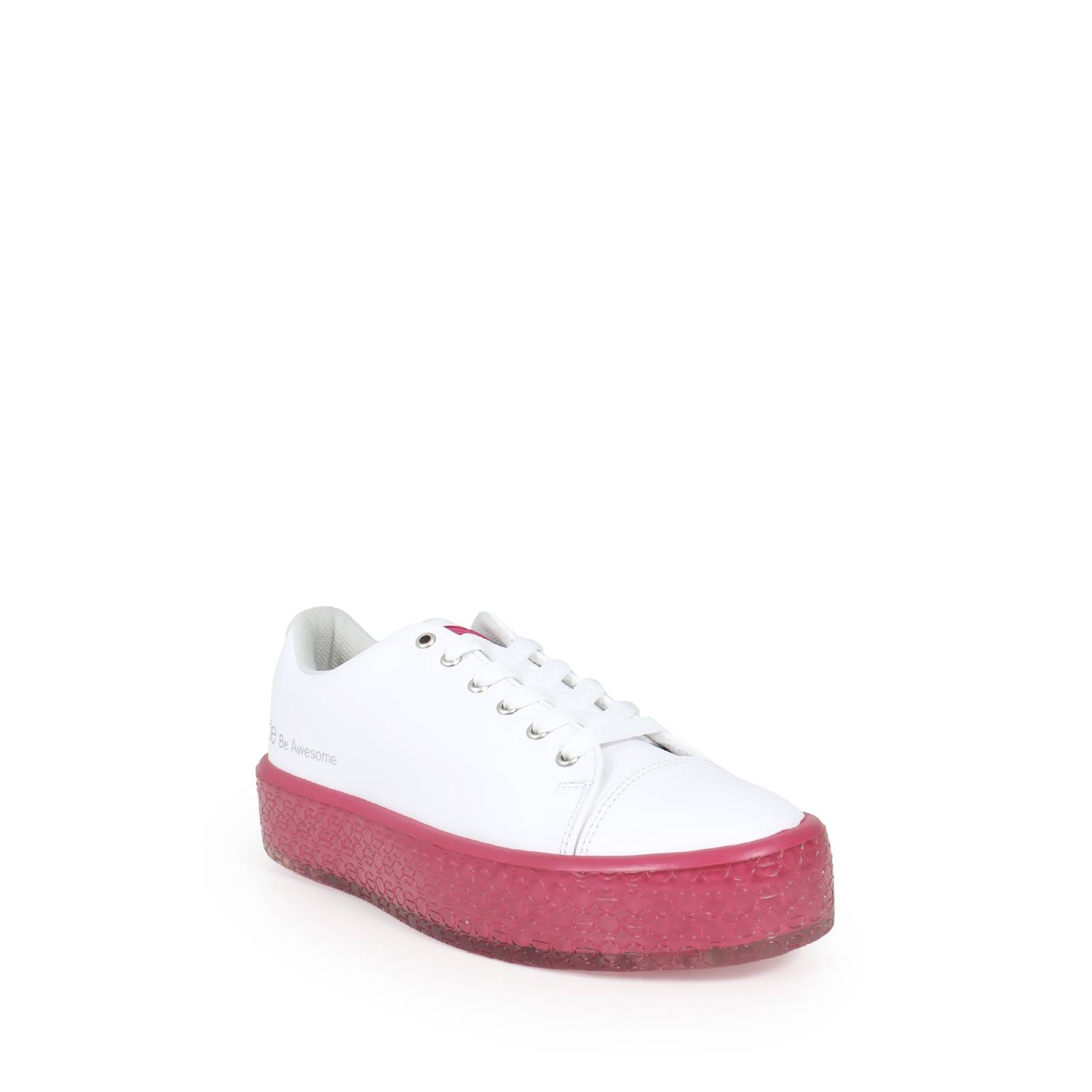 Tenis Cloe Casuales Suela a Contraste color Magenta