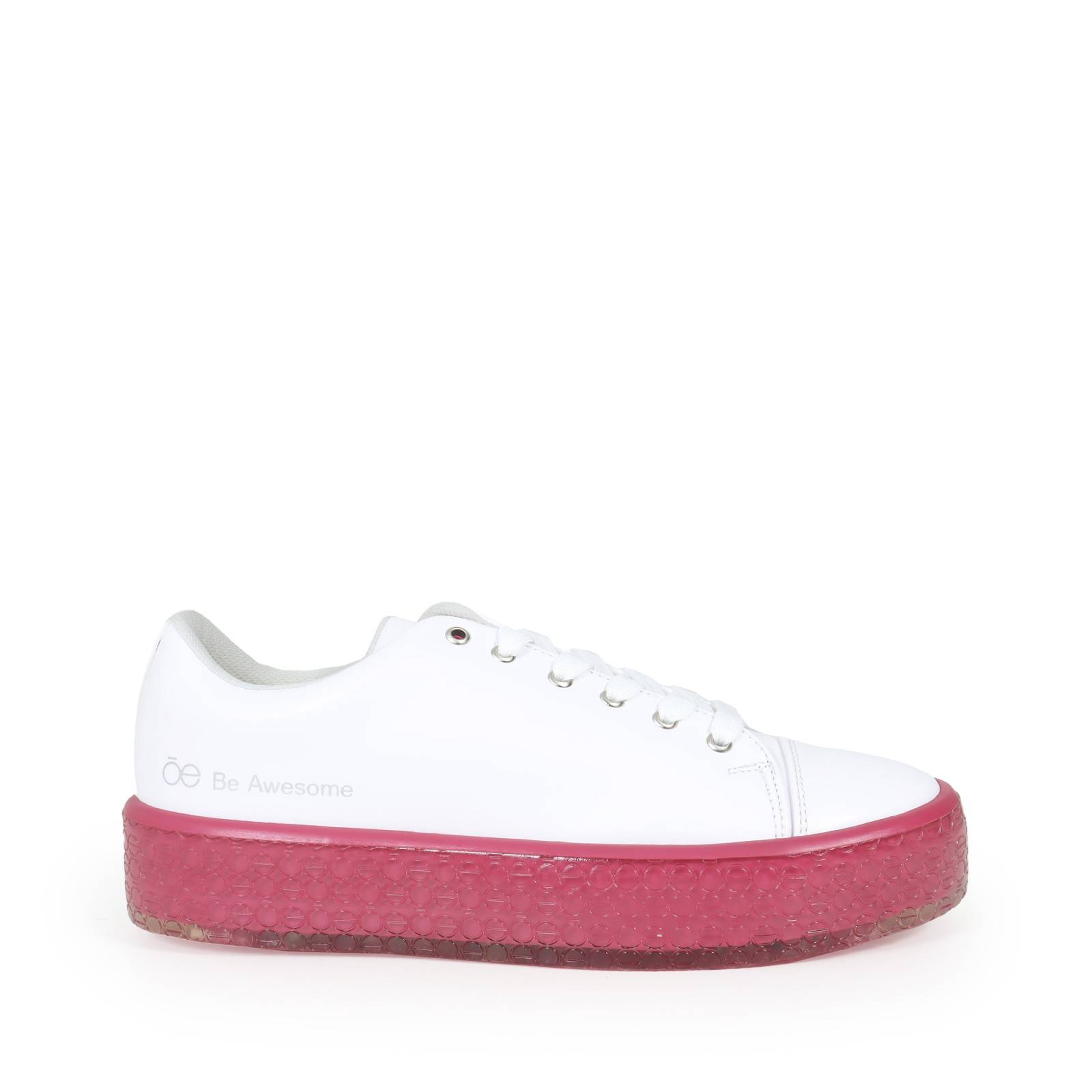 Tenis Cloe Casuales Suela a Contraste color Magenta