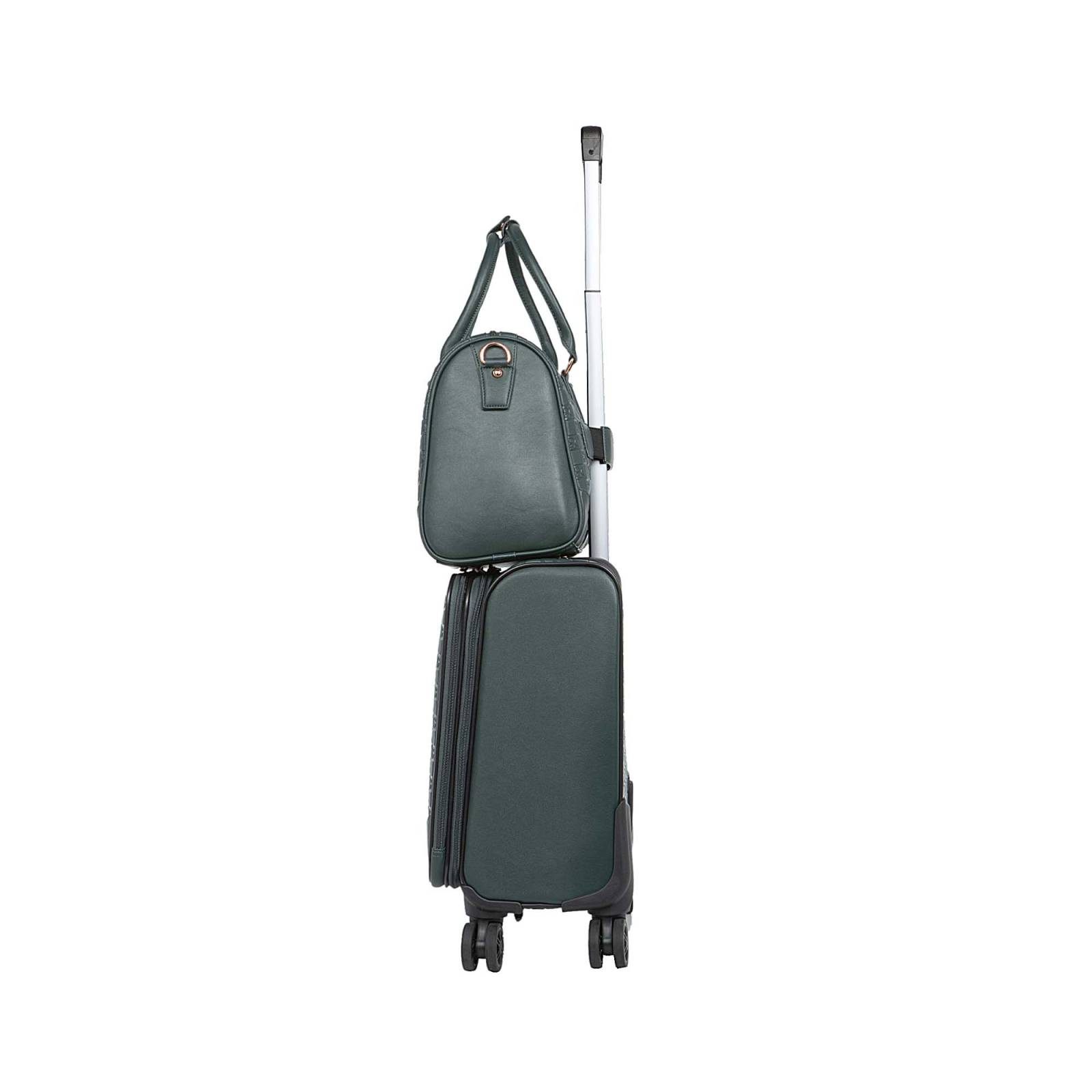 Set de Maleta de Cabina 20 y Mochila Monograma Troquelado color Gris – Cloe  Factory Store