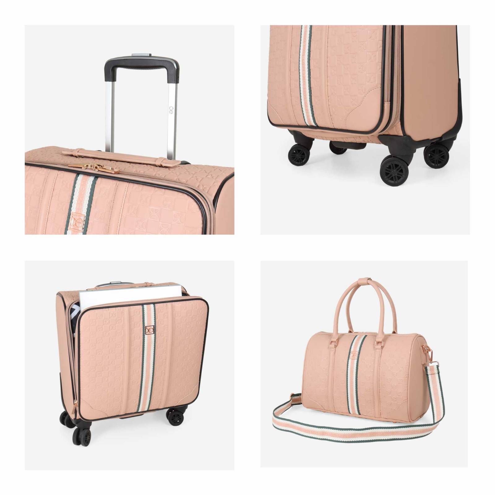 Set de Maleta Cloe de Cabina 20  y Bolsa Bowling Troquelado