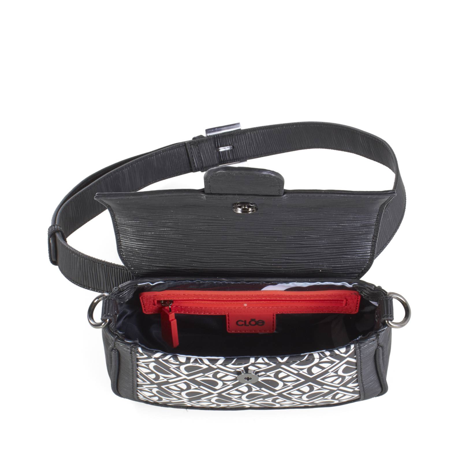 Cangurera Cloe Para Mujer 2 en 1 Look Animal Con Broche