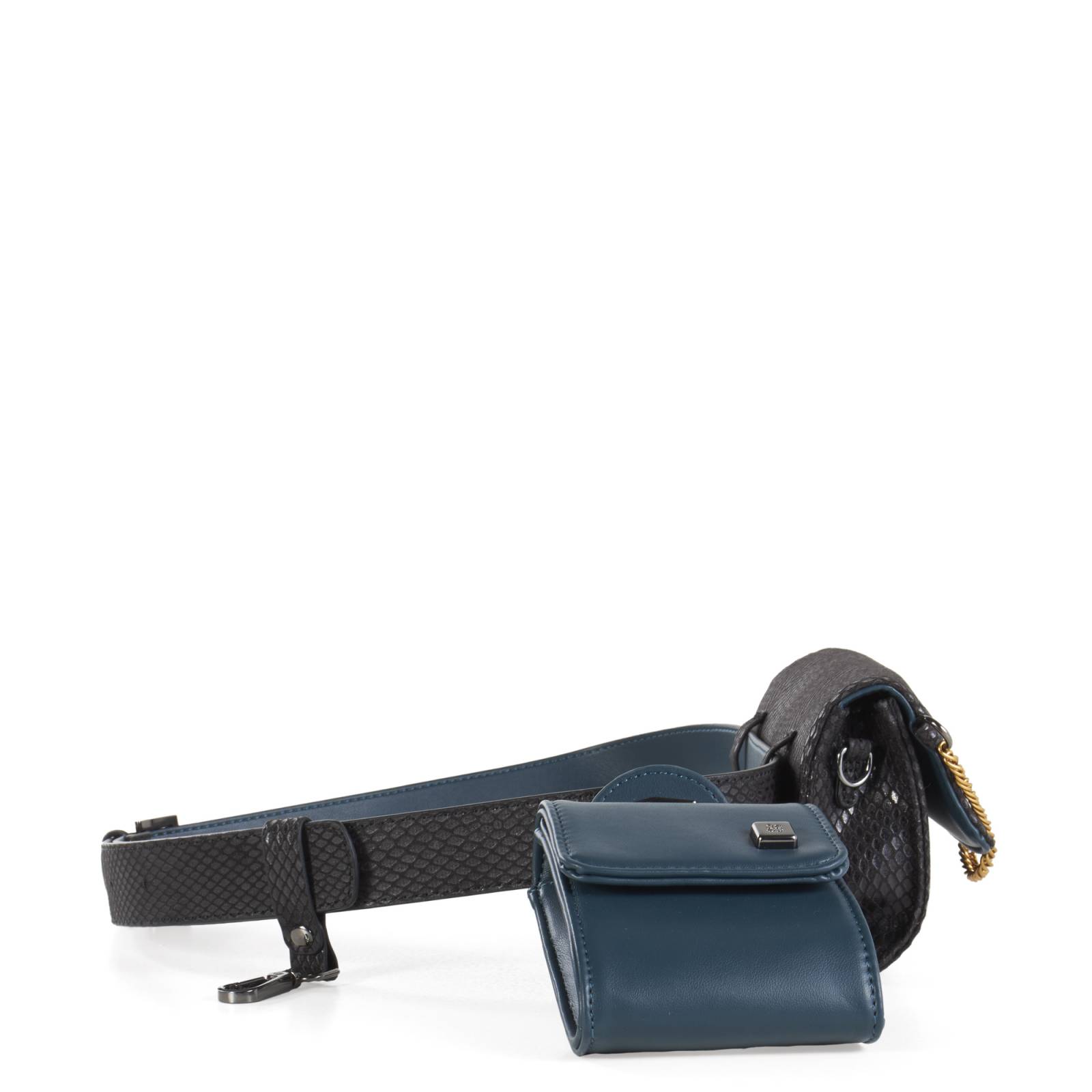 Cangurera Cloe Para Mujer 2 en 1 Look Animal Skin Con solapa