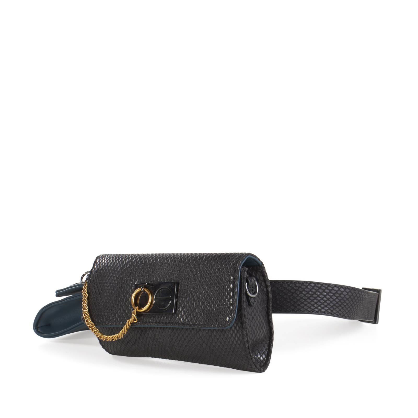 Cangurera Cloe Para Mujer 2 en 1 Look Animal Skin Con solapa