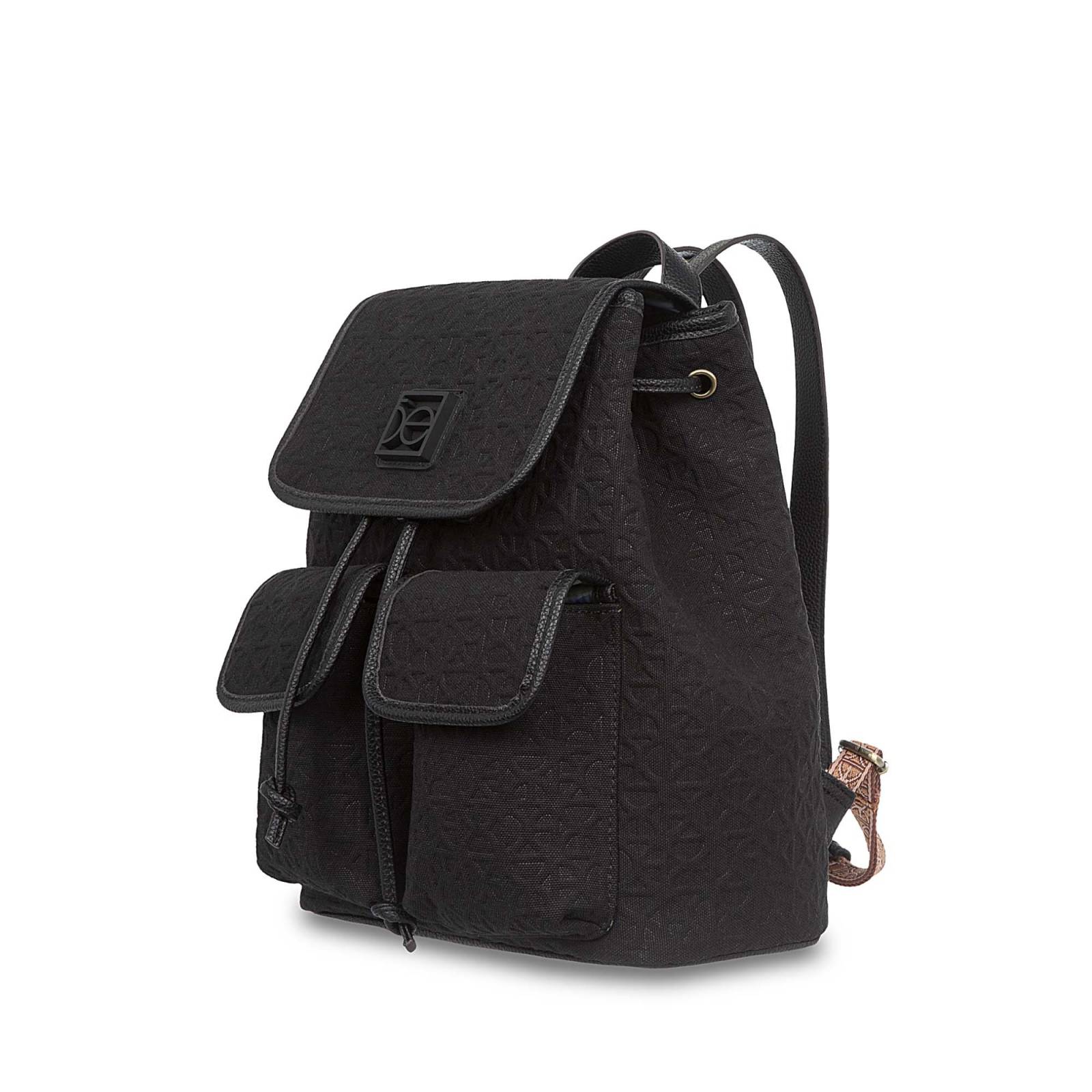 Mochila Cloe Para Mujer Mediana Textil de Jareta ajustable